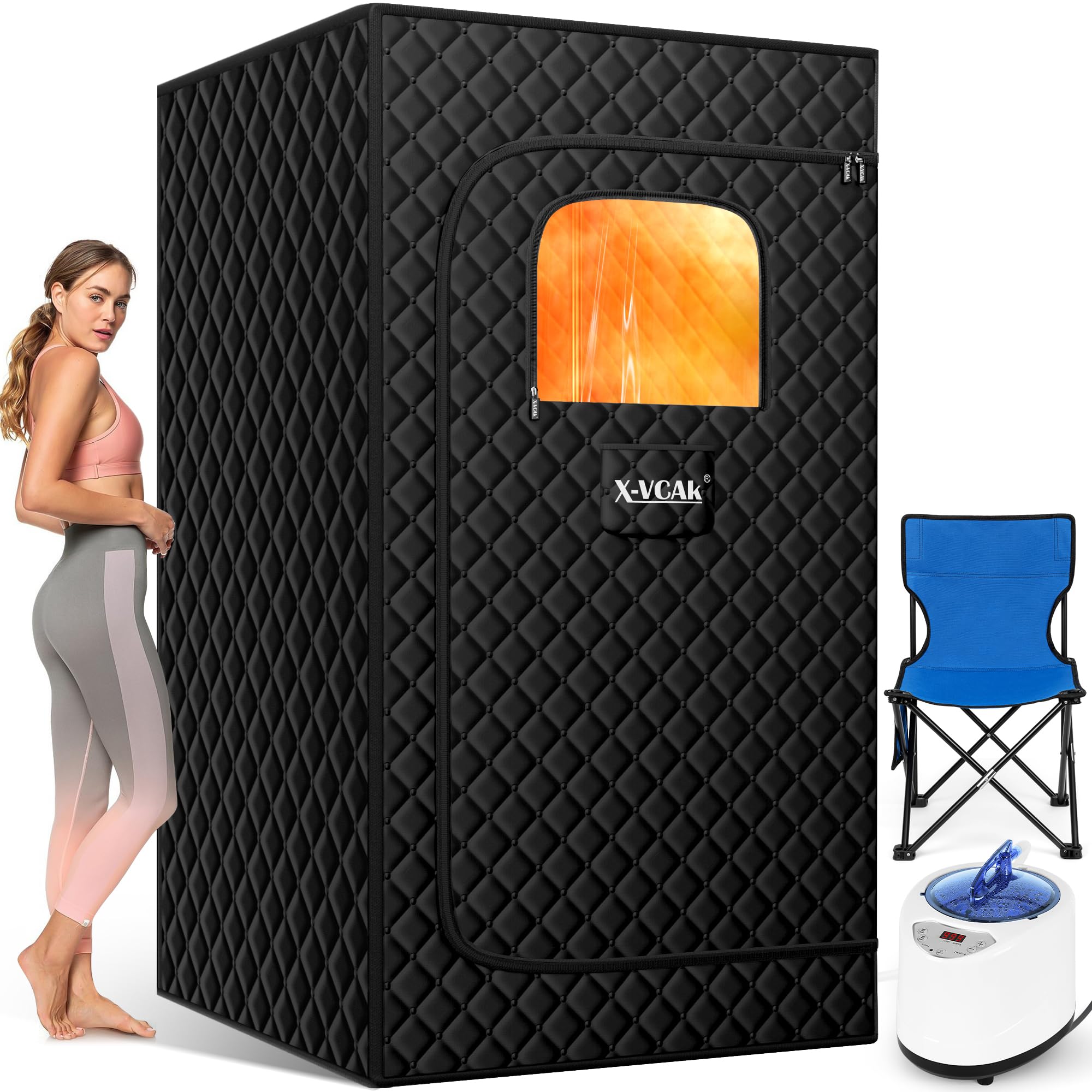 Amazon.com : X-Vcak Upgraded Portable Sauna for Home，Relaxation