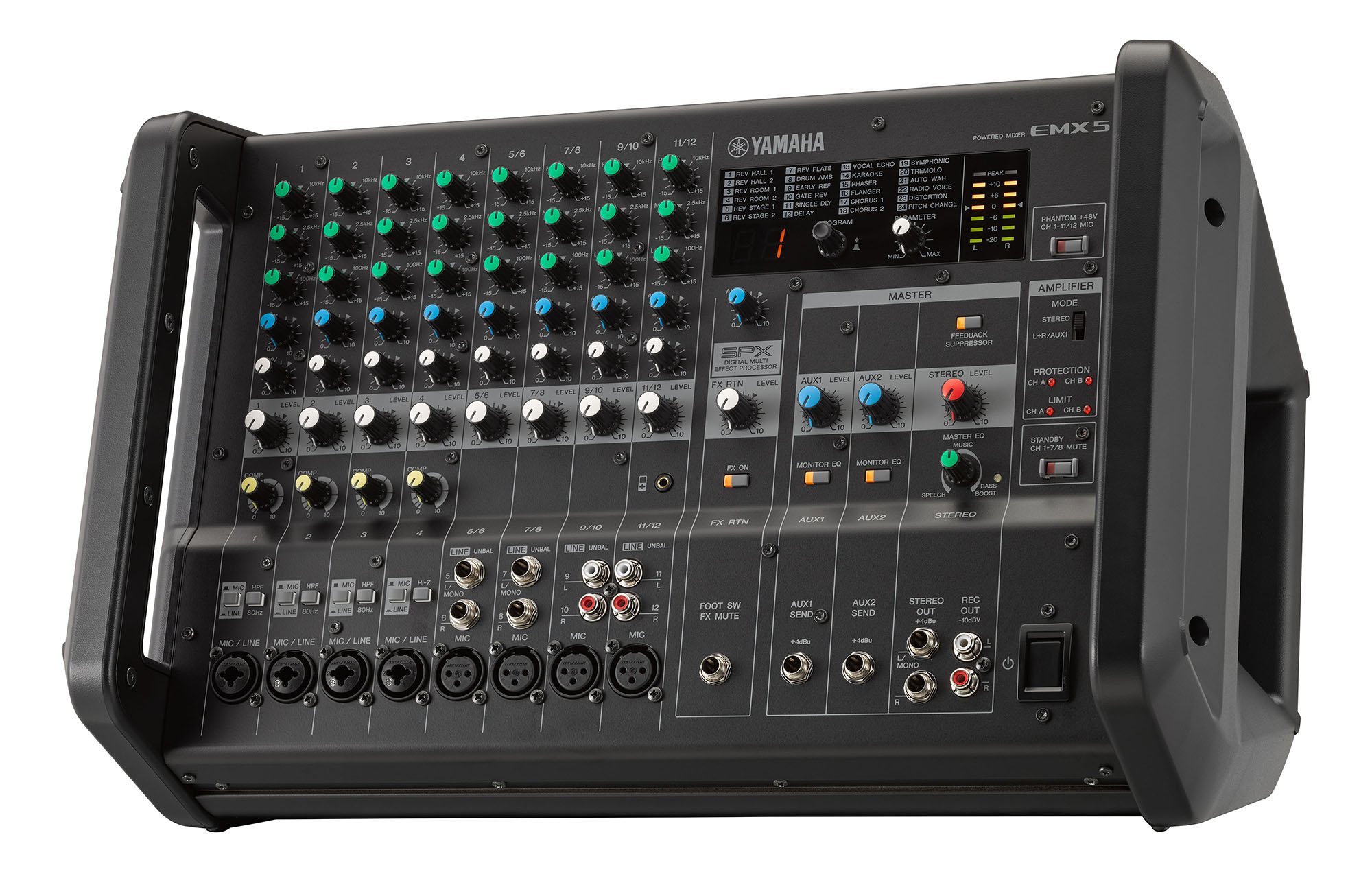Amazon.com: Yamaha EMX5 12-input Stereo Powered Mixer w/ DSP