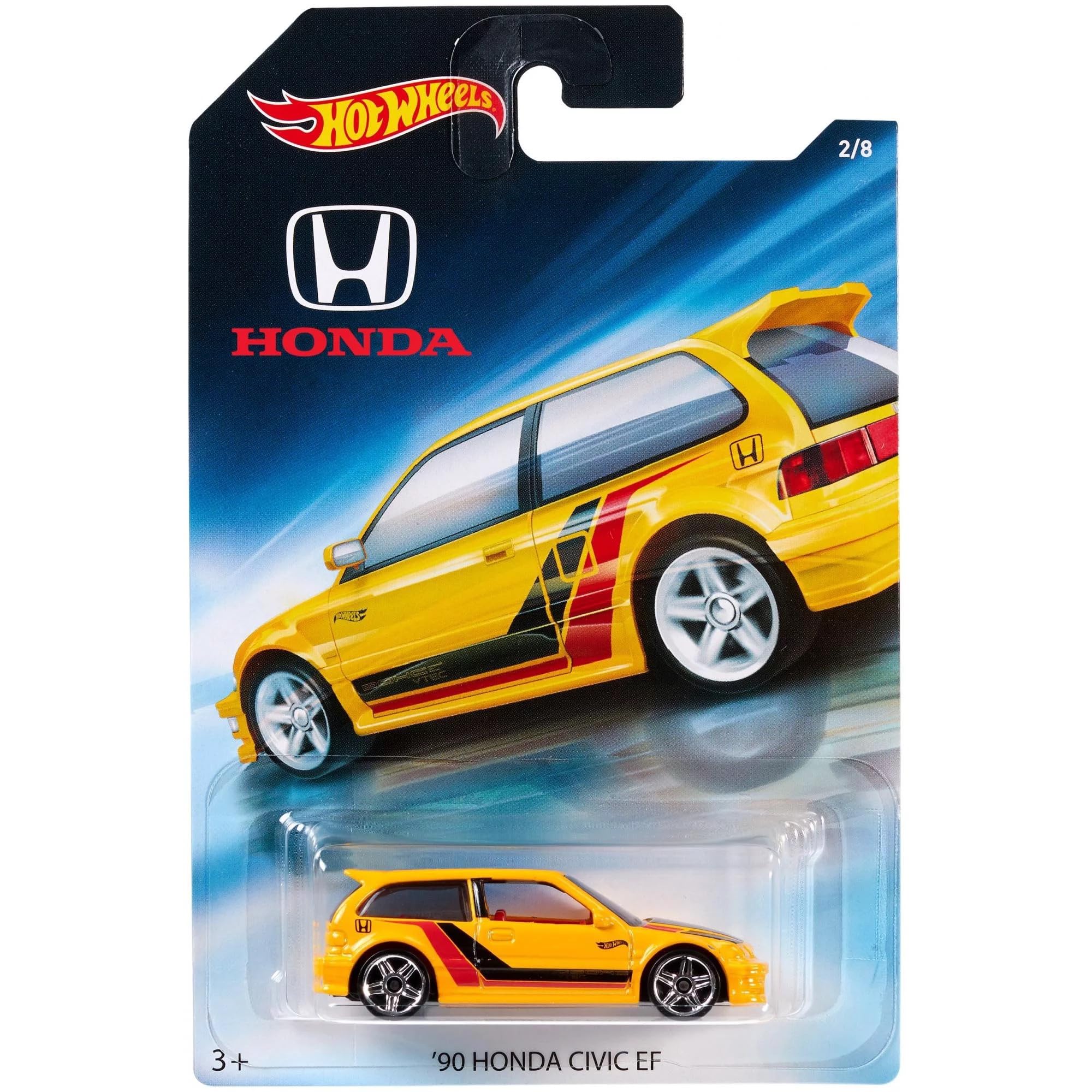 Amazon.com: Hot Wheels 1990 Yellow Honda Civic EF - Series 2018