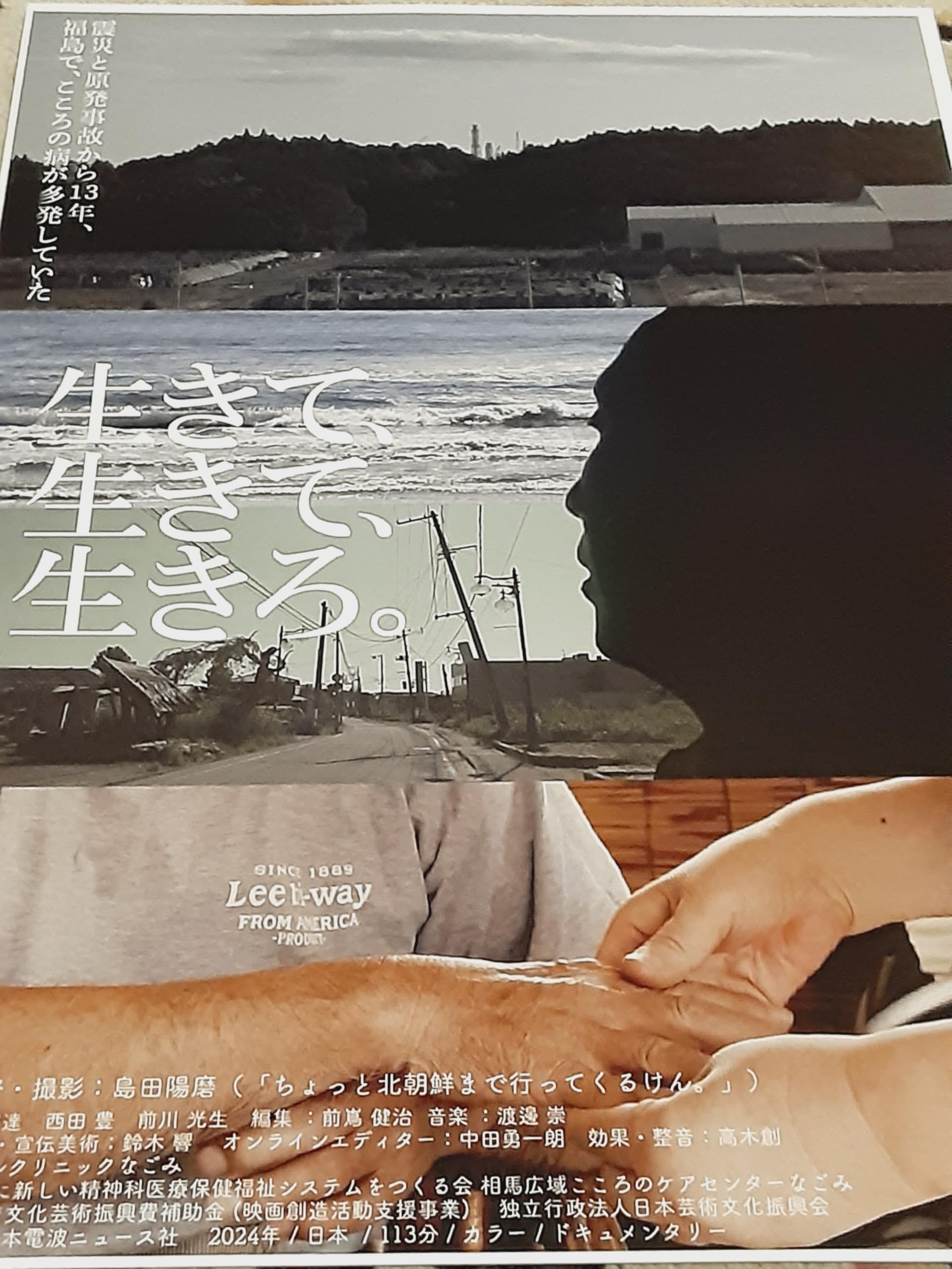 Amazon.co.jp: ドキュメンタリー映画チラシ「生きて、生きて、生きろ