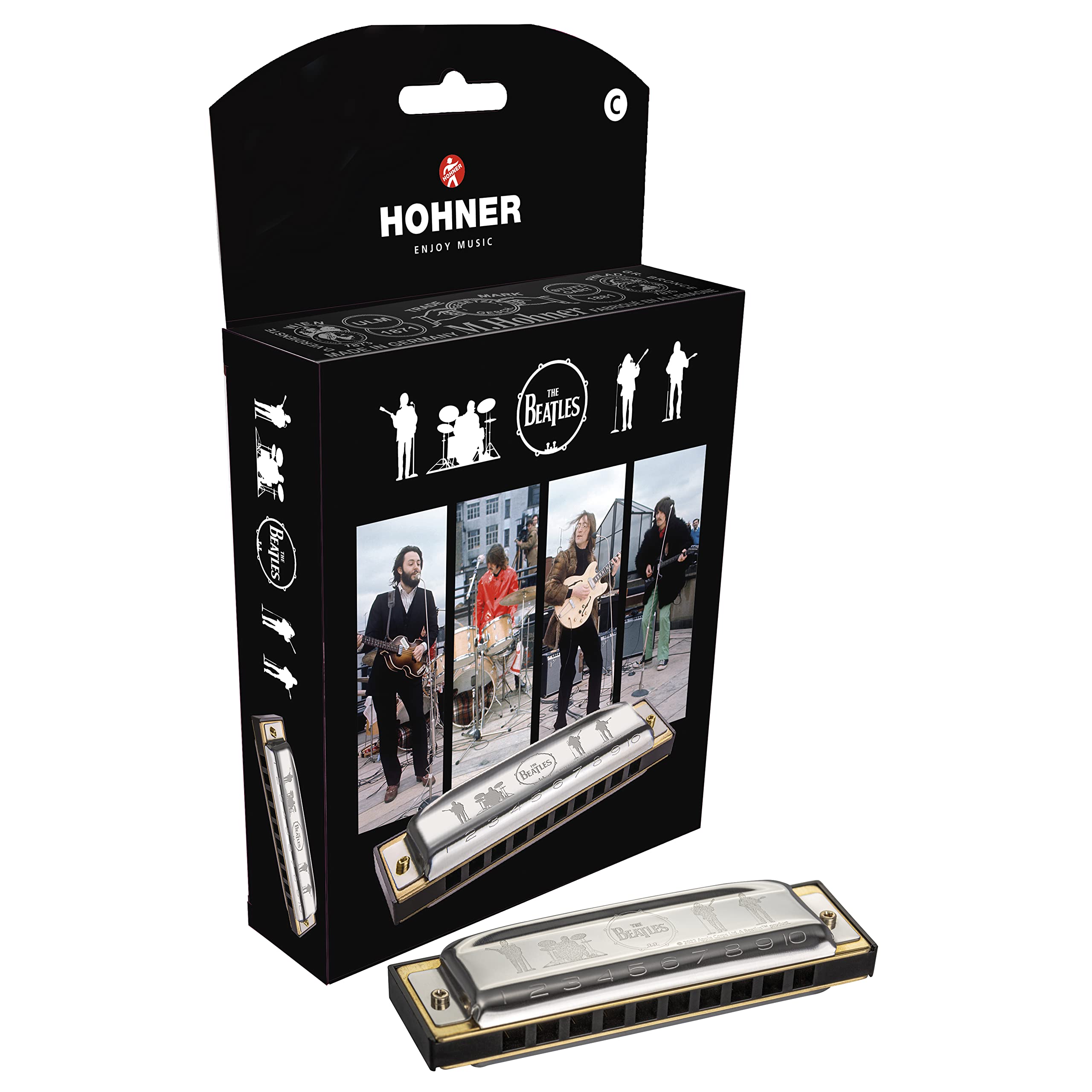 Amazon.com: Hohner M196001x The Beatles Harmonica, Key of C