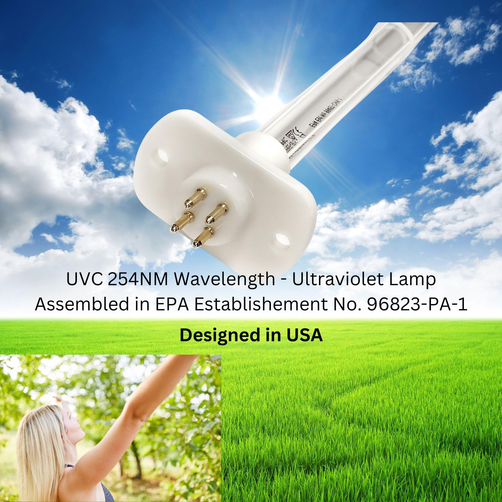 Amazon.com: LSE Lighting UCP-16013 Equivalent UV Lamp for UC18S15