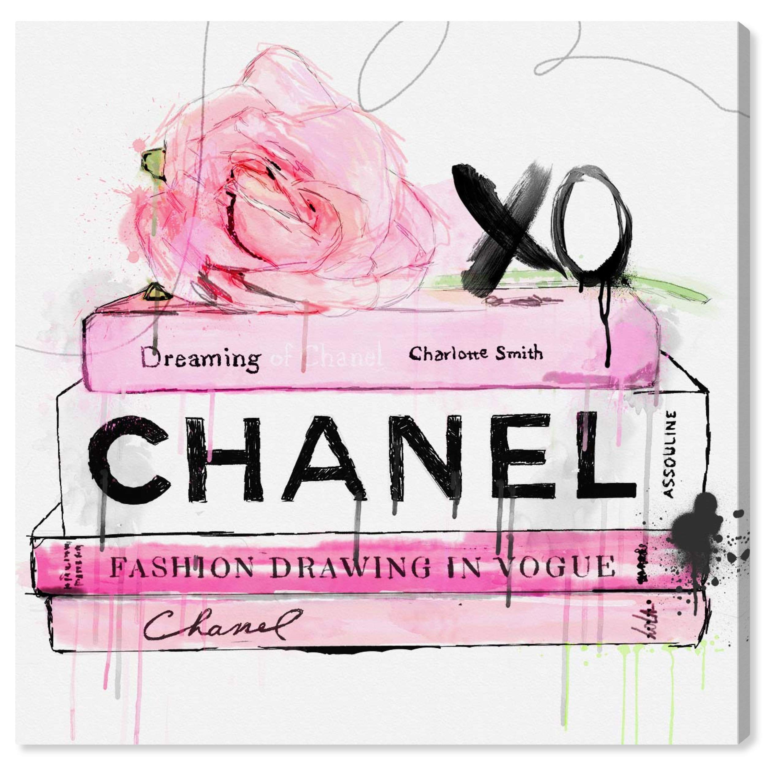 Amazon.com: Oliver Gal 'Dripping Roses and Chanel' The Floral and