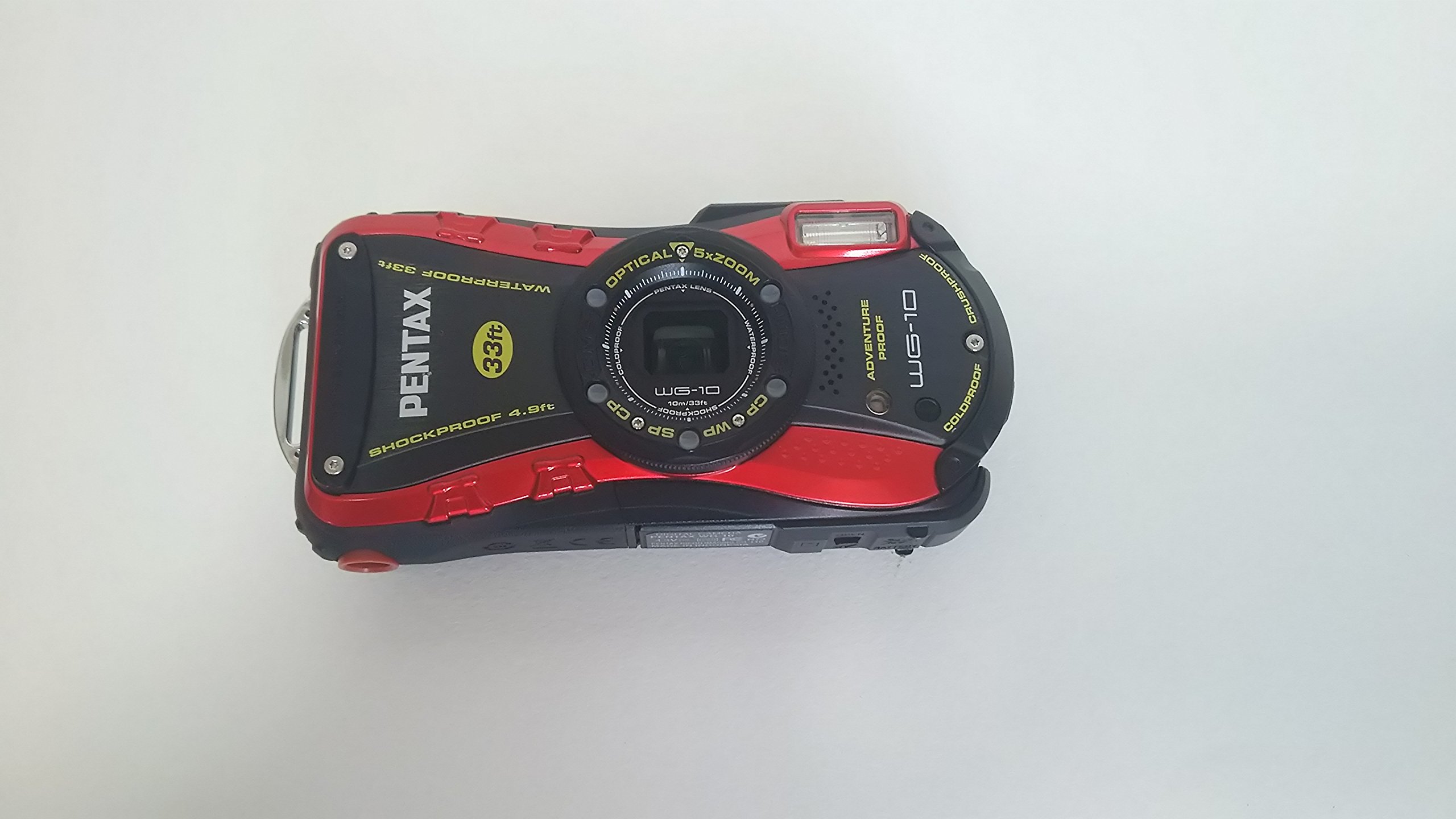 Amazon.com : Pentax Water Proof Digital Camera PENTAX WG-10 Red