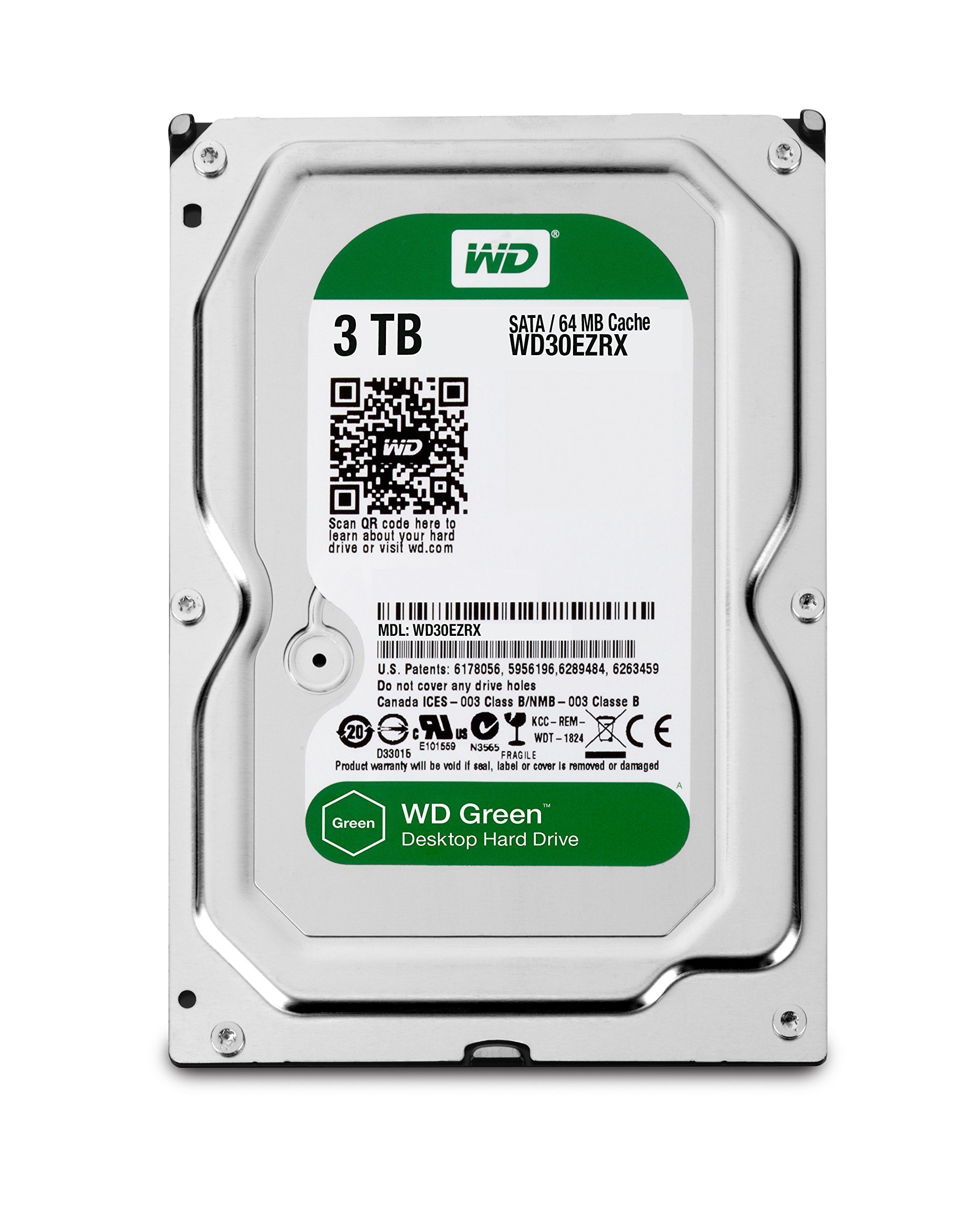 Amazon.com: Western Digital Caviar Green 3 TB SATA III 64 MB Cache