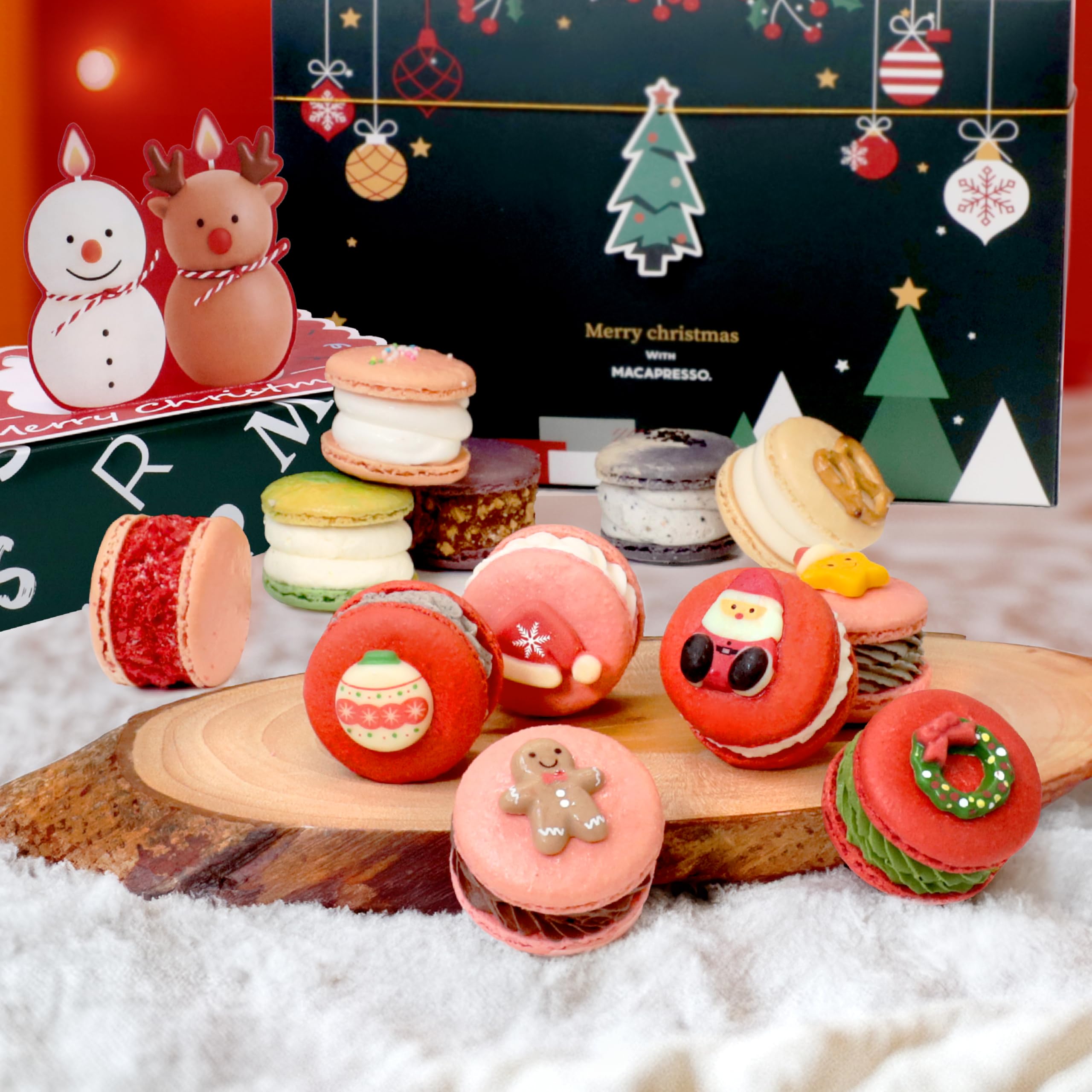 Amazon.co.jp: 【クリスマス】限定 6個セット 2種類 MACAPRESSO