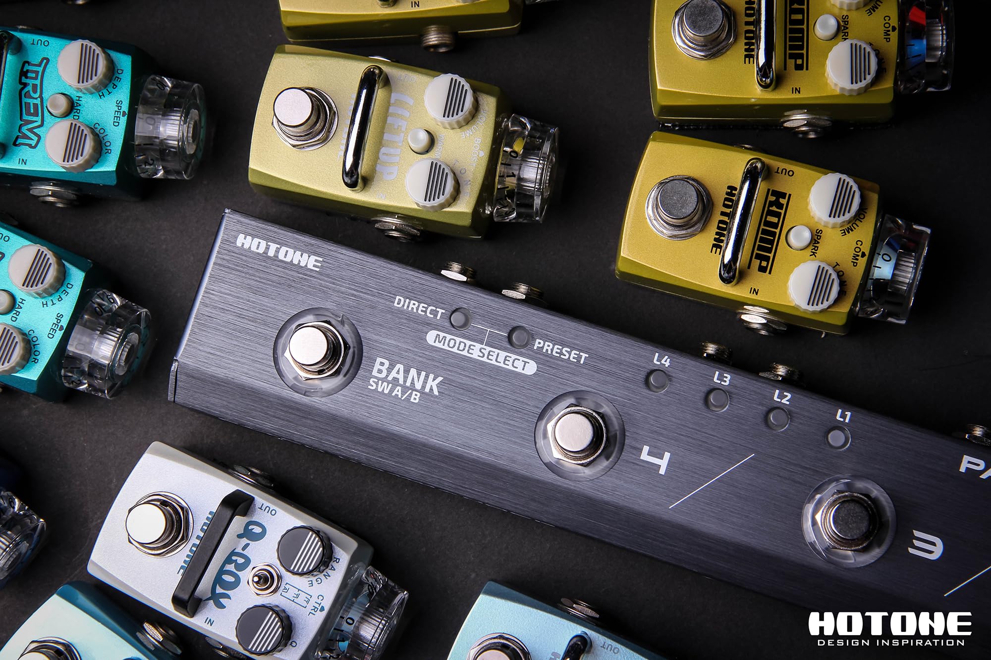 Amazon.com: Hotone Patch Kommander 4-Channel Programmable Effects