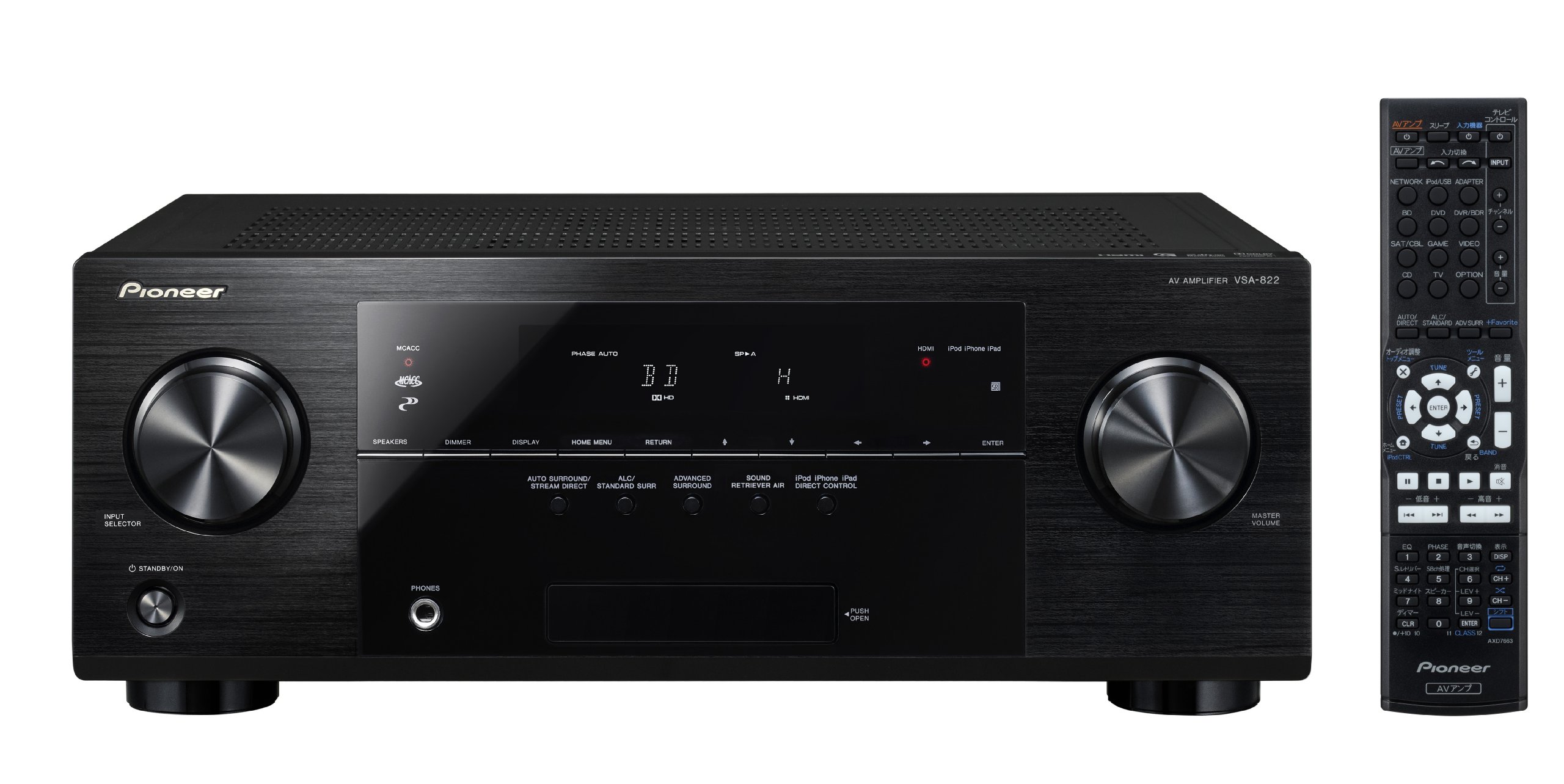 Amazon.co.jp: パイオニア AVアンプ iPod/iPhone/iPad対応 VSA-822