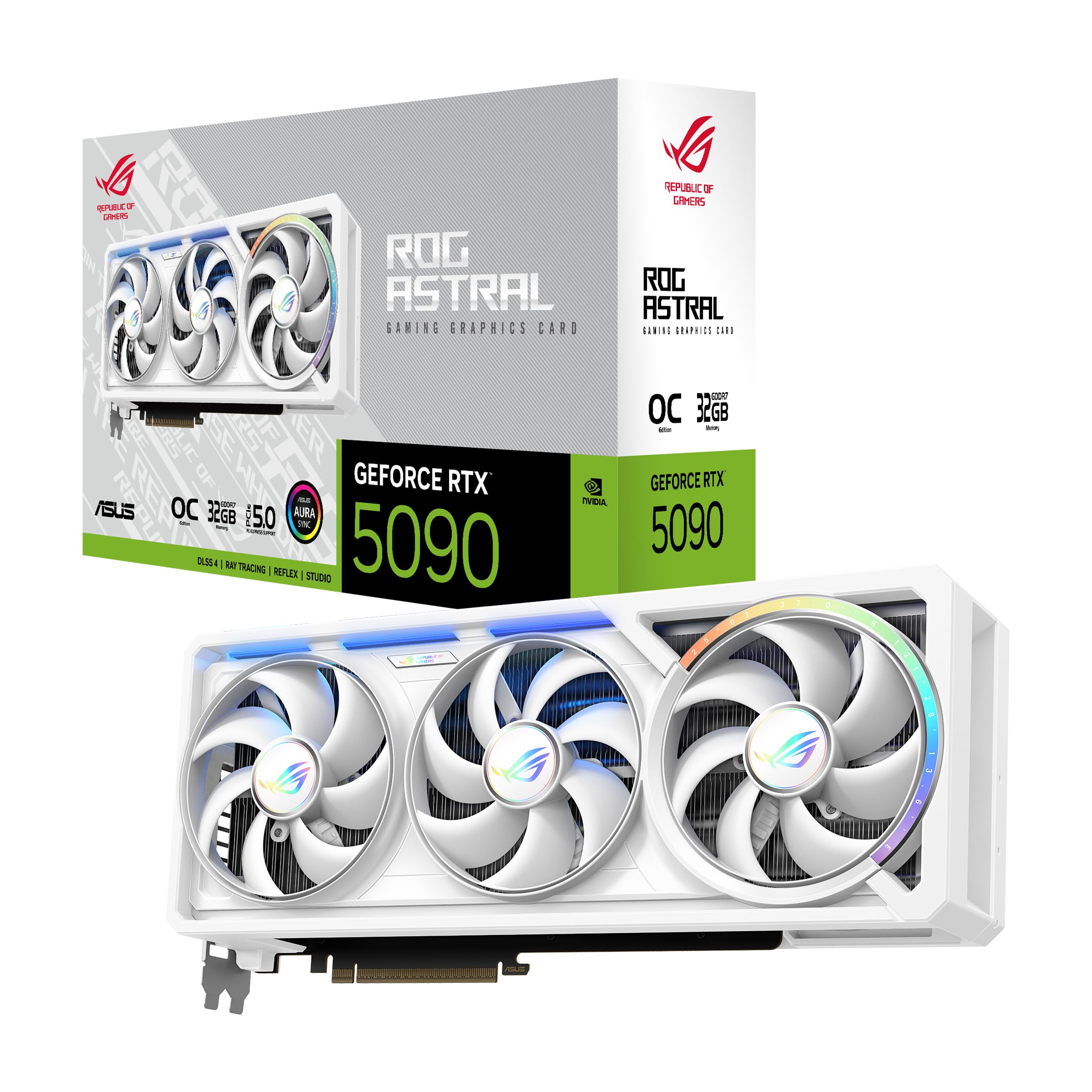 Amazon.com: ASUS ROG Astral GeForce RTX 5090 White OC Edition