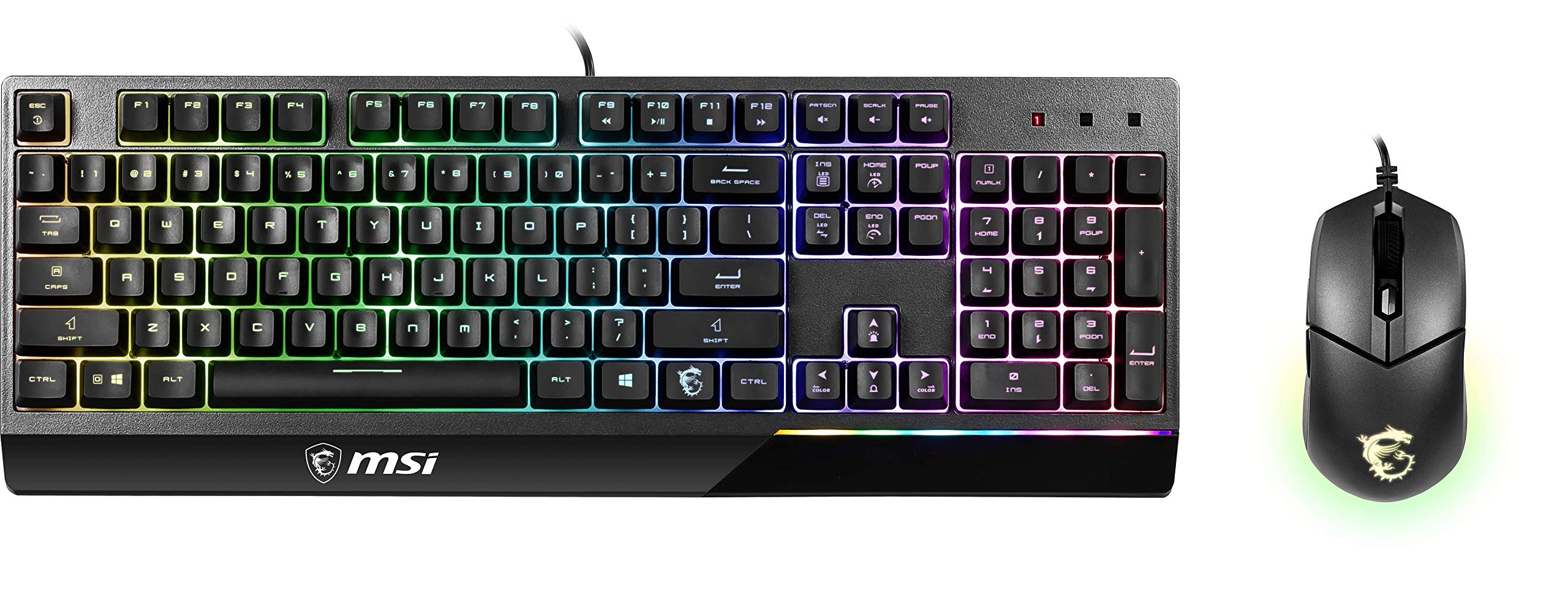 Amazon.com: MSI Vigor GK30 Combo, 6-Zone RGB GK30 Gaming Keyboard
