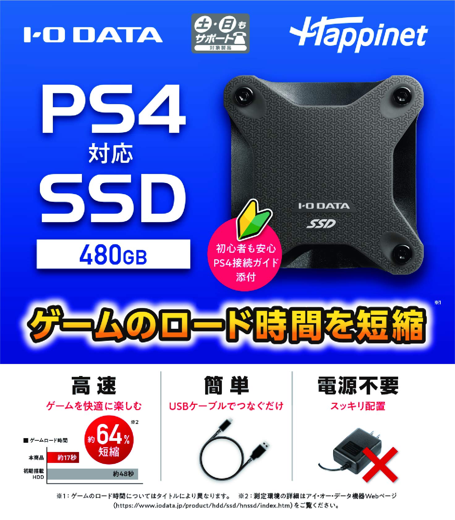 Amazon.co.jp: PS4対応 外付けSSD 480GB : ゲーム