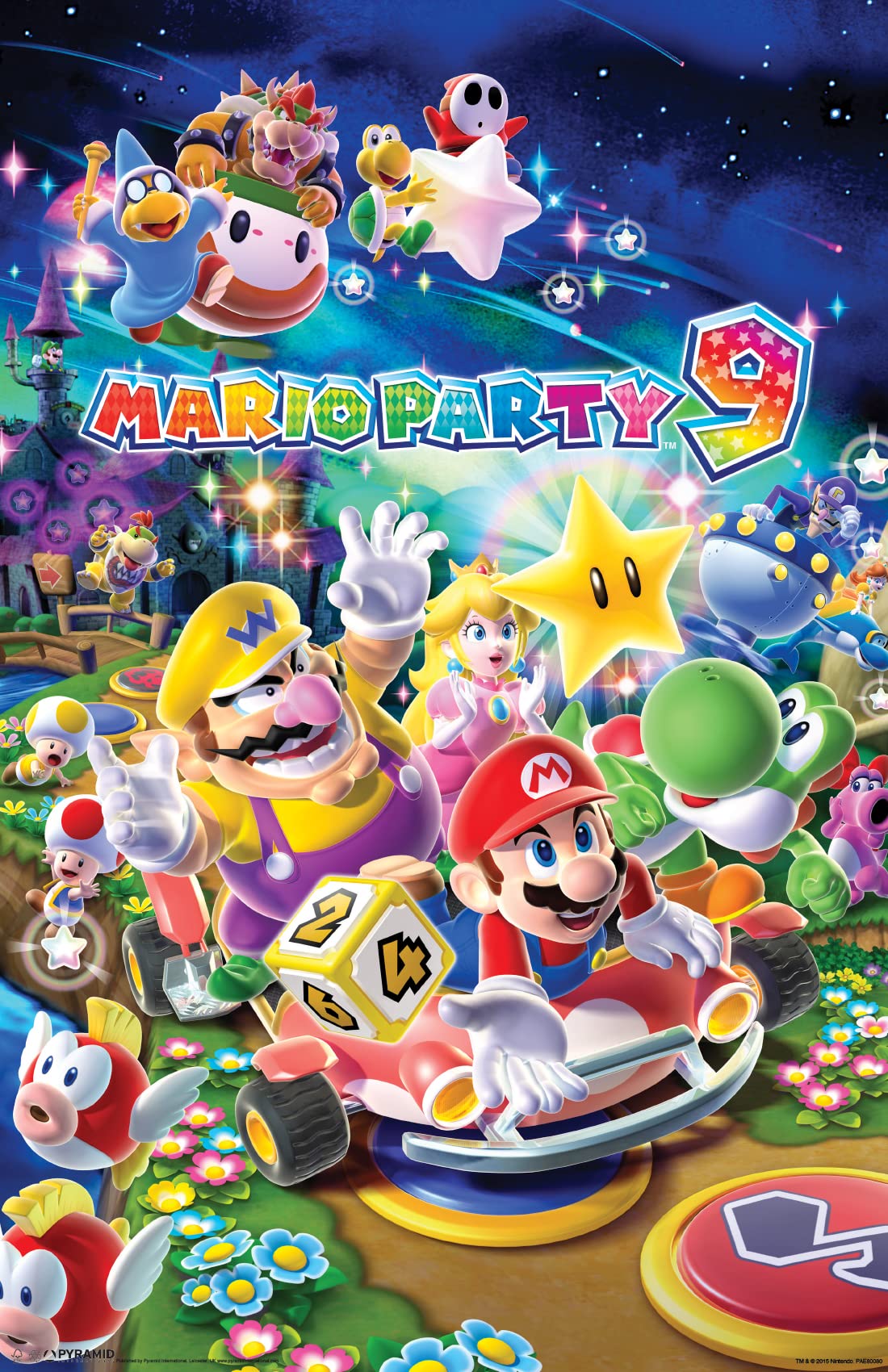 Amazon.com: Pyramid America Super Mario Poster - Mario Party 9-11