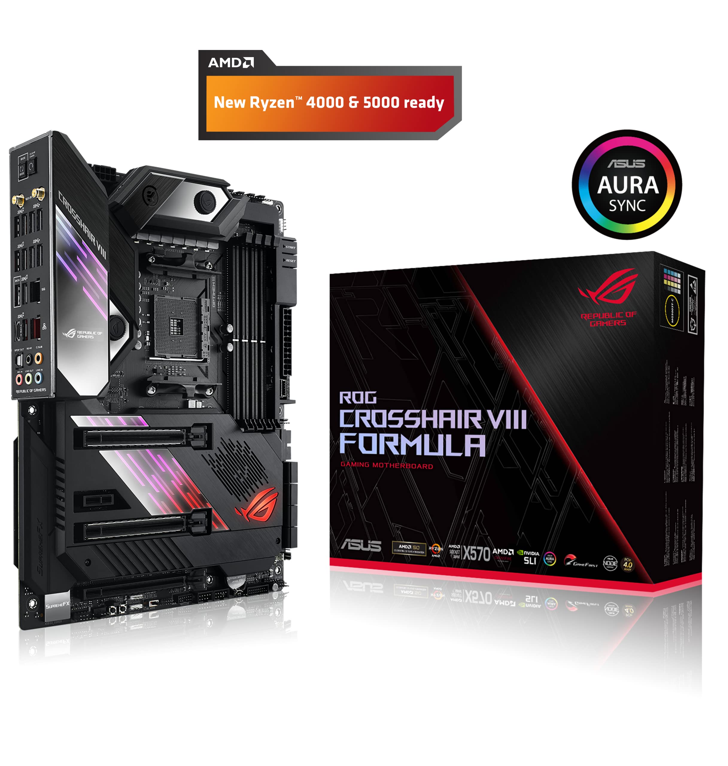 Amazon | ASUS AMD AM4対応 マザーボード ROG CROSSHAIR VIII FORMULA