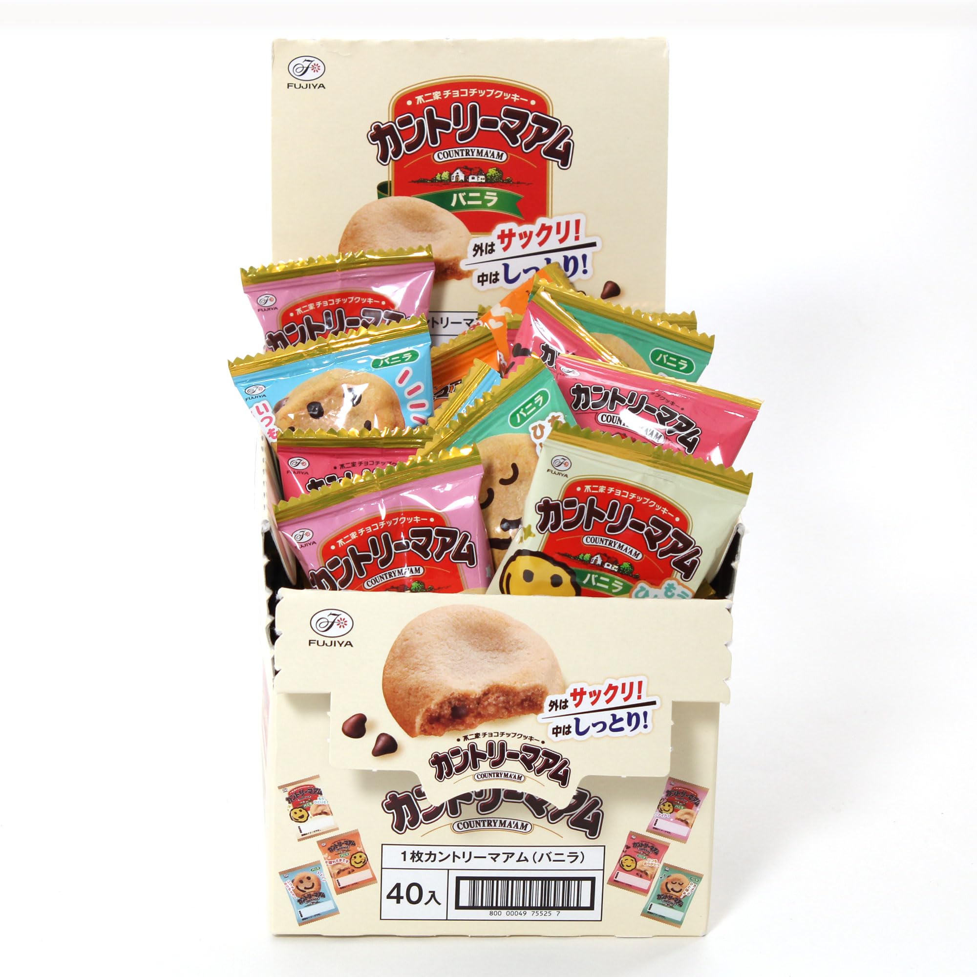 Amazon.co.jp: 不二家 カントリーマアム(バニラ) 1枚×40個 : 食品