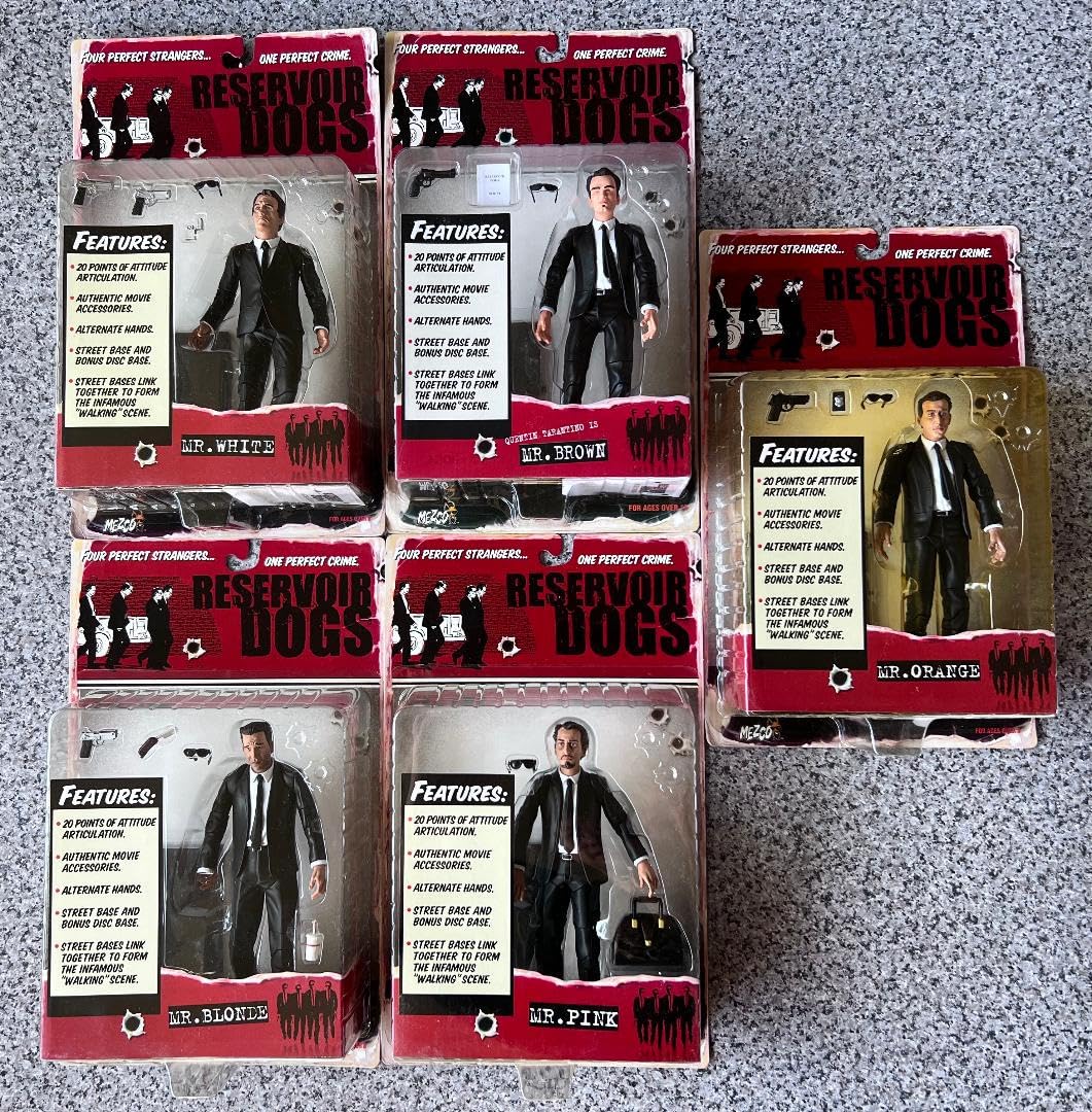 Amazon.co.jp: MEZCO レザボア ドッグス フィギュア 5体セット : おもちゃ