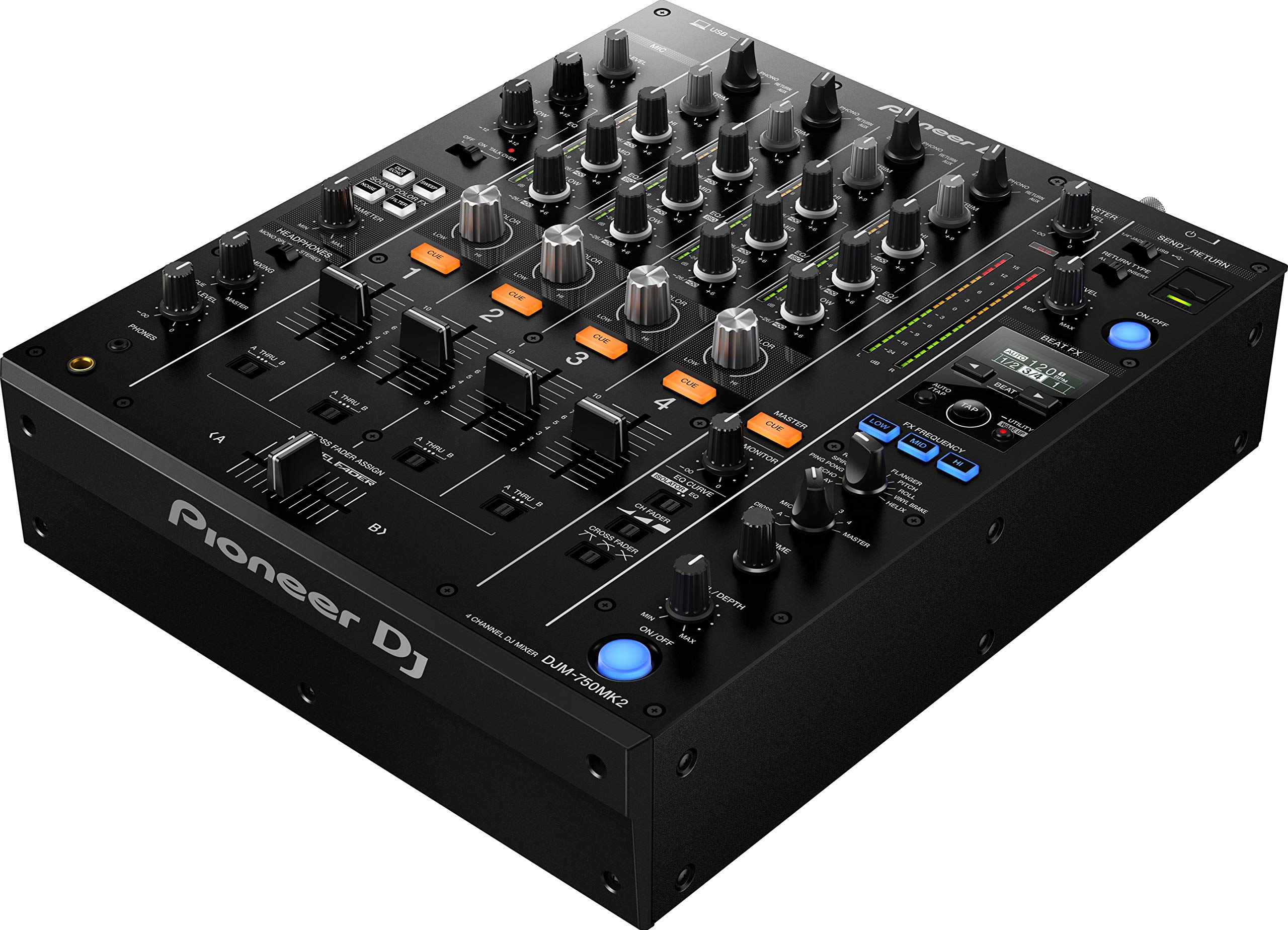 Pioneer Dj Djm 750Mk2 Mixer Dj De 4 Canais Com Efeitos E Rekordbox