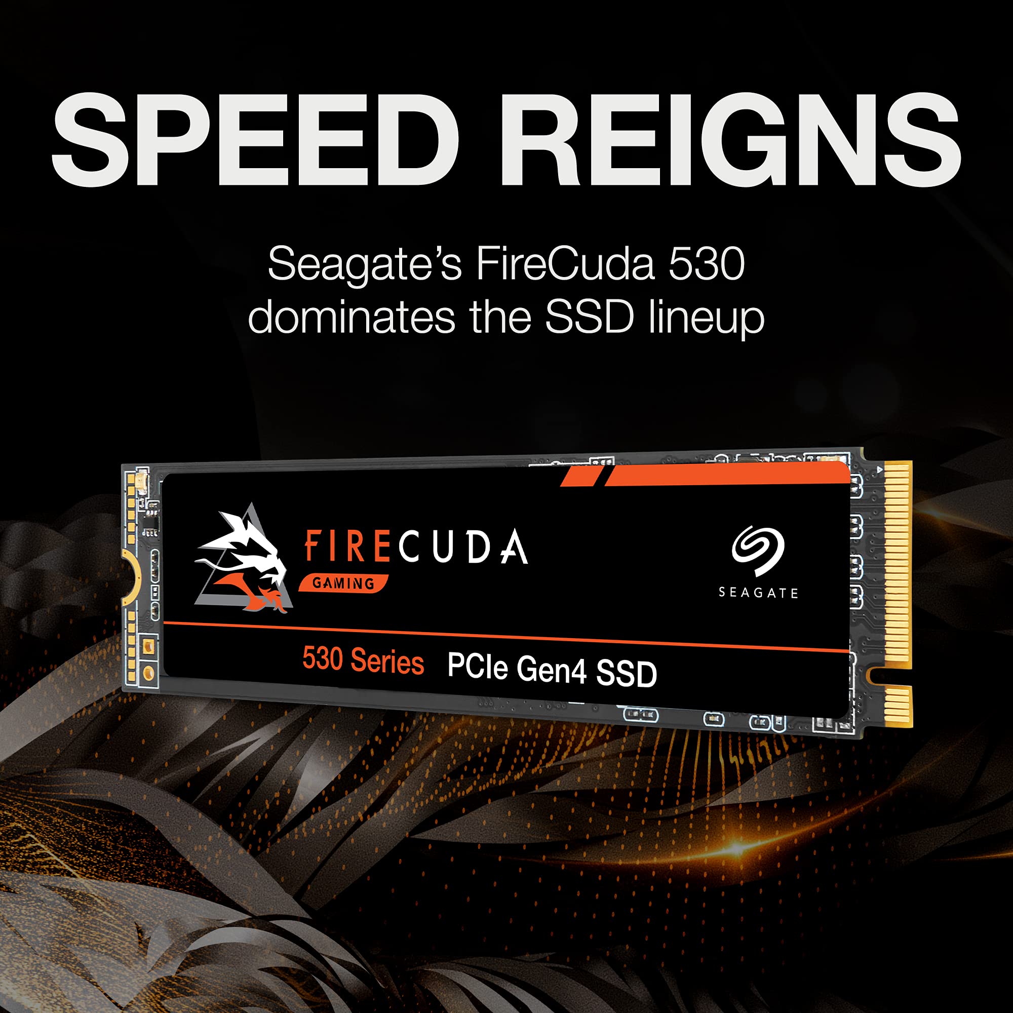 Amazon.com: Seagate FireCuda 530 1TB M.2 PCIe Gen4 NVMe SSD - 7300