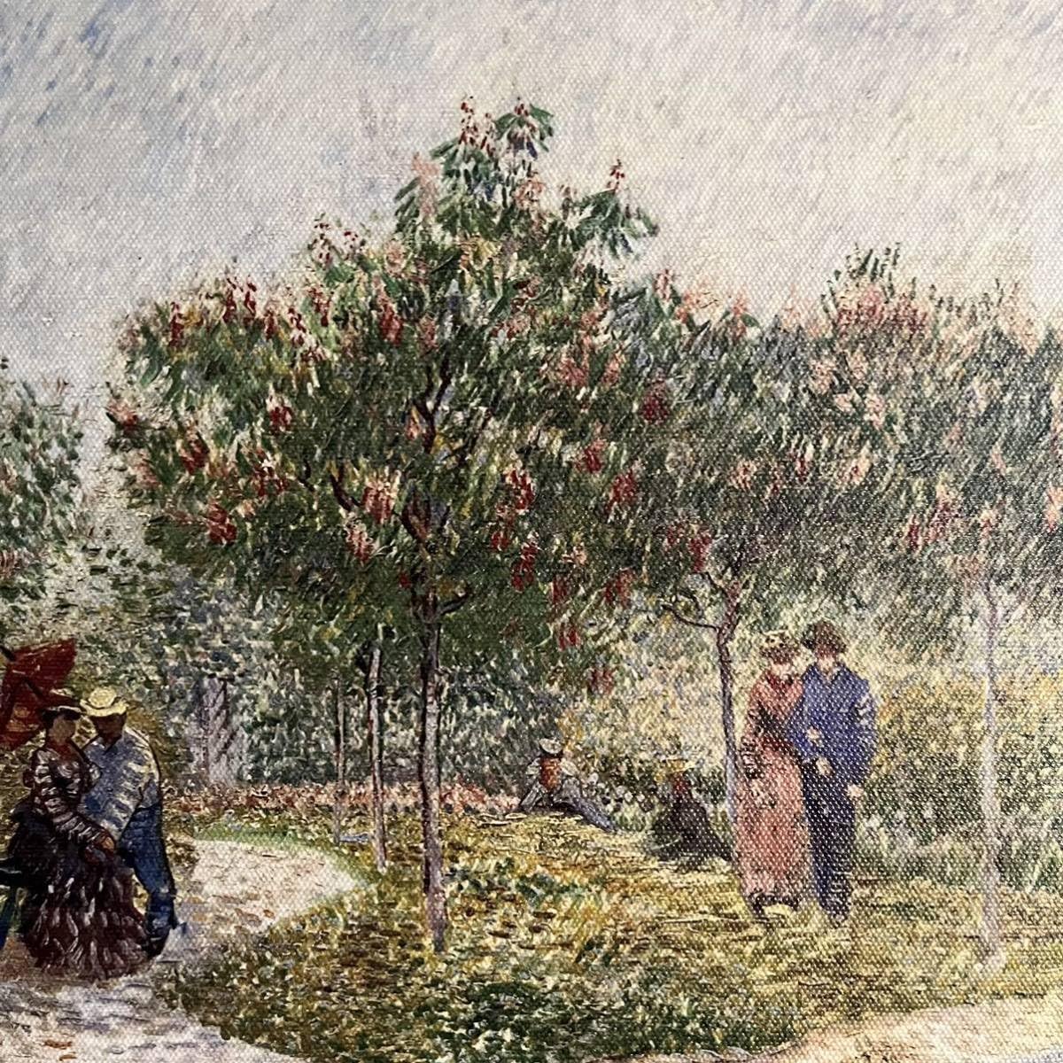 Amazon.co.jp: プリントアート ゴッホ サンピエール広場を散歩する恋人