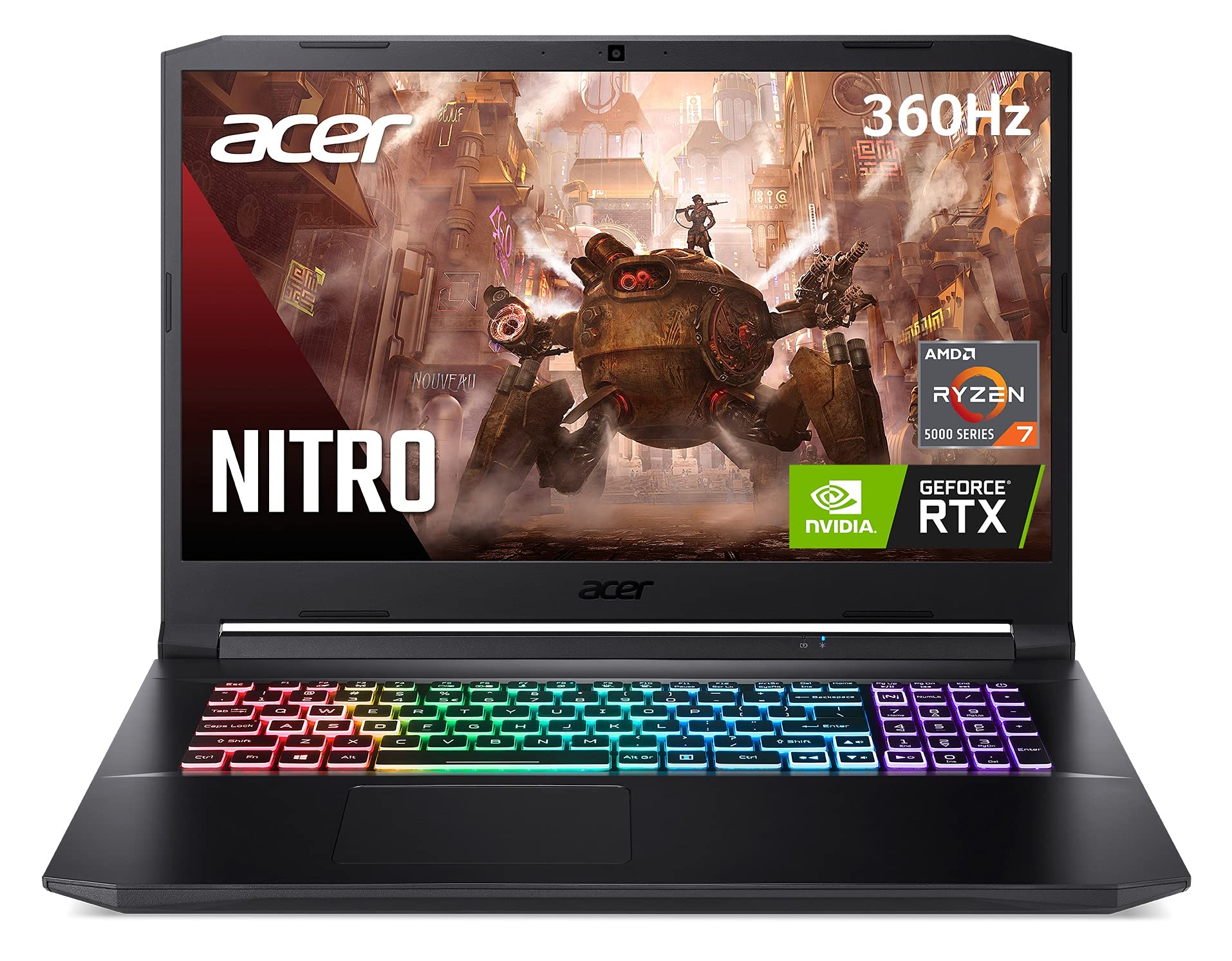 Amazon.com: acer Nitro 5 AN517-41-R3NX Gaming Laptop, AMD Ryzen 7
