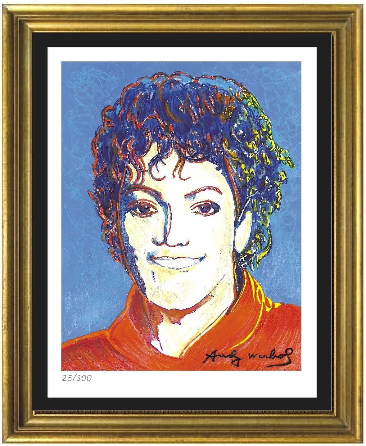 Michael David Ward 直筆サイン入り絵画 / 版画 骨董 Michael David