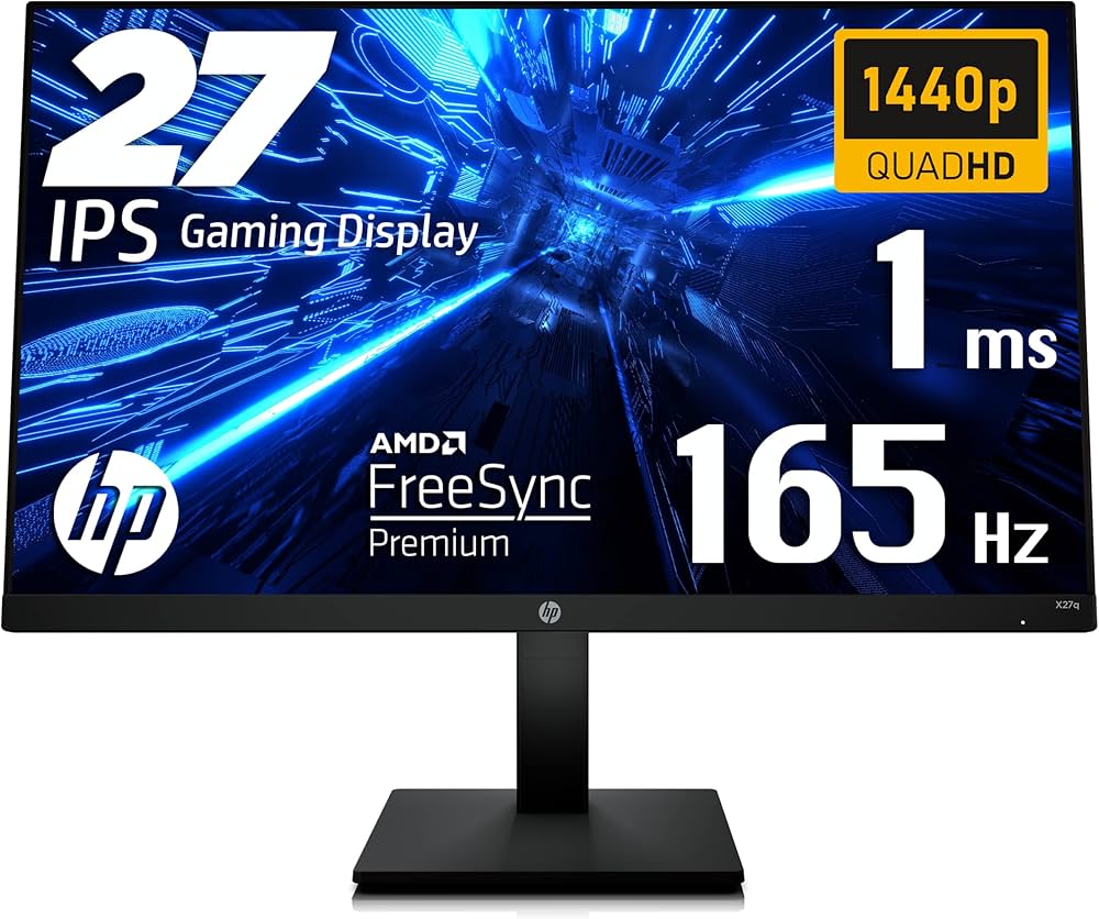 Amazon.co.jp: HP ゲーミングモニター 27インチ 2560×1440 1ms 165Hz