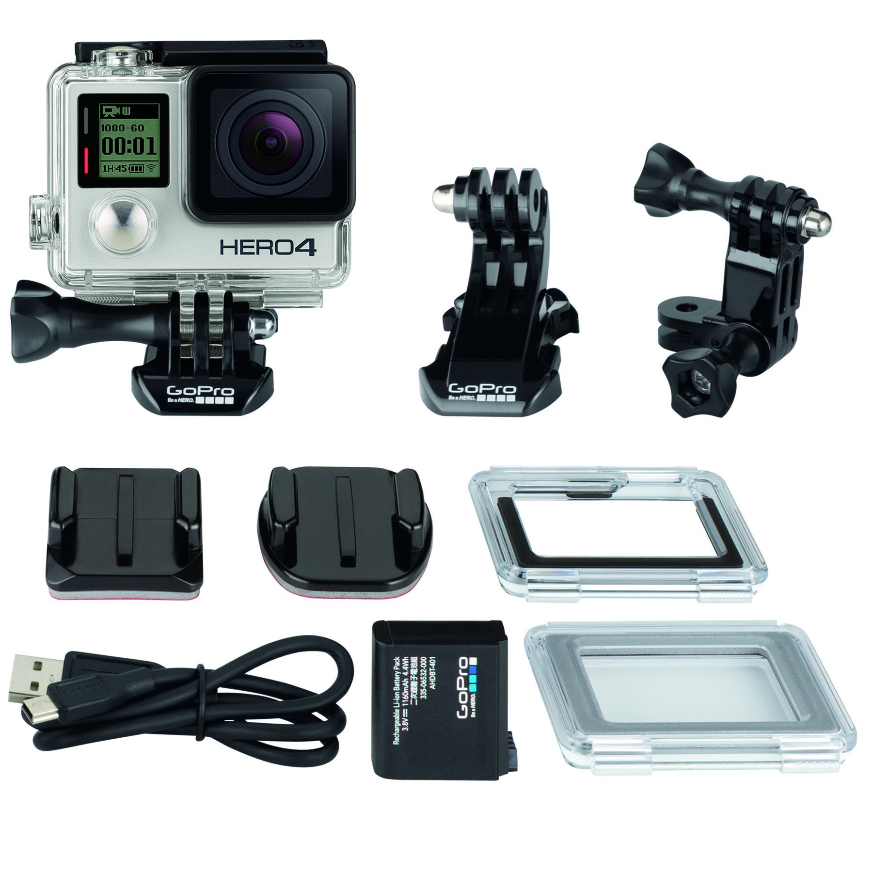 Amazon | 【国内正規品】 GoPro ウェアラブルカメラ HERO4 シルバー