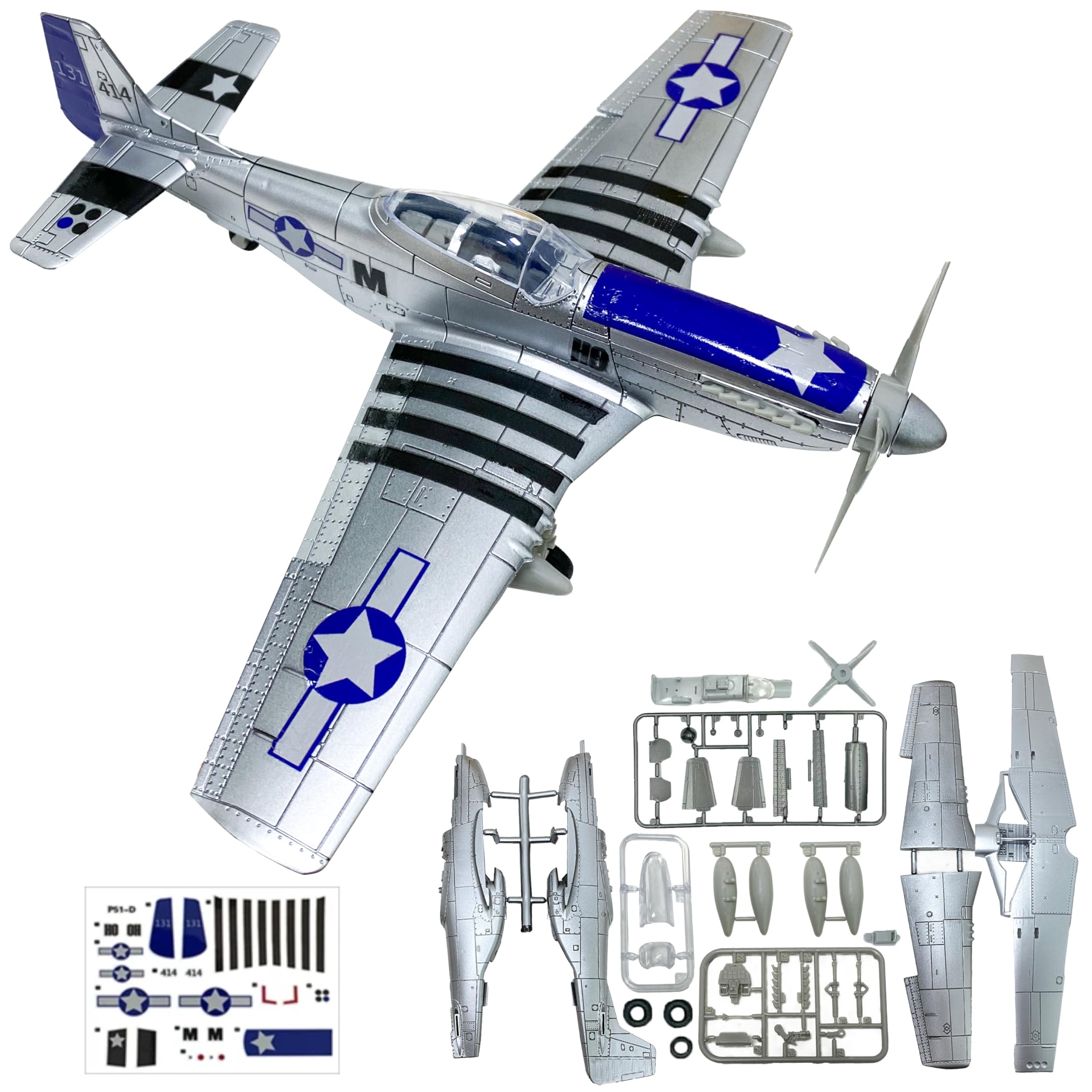 Amazon | TKXOX P-51 マスタングモデルキット 1/48 プラスチック戦闘機
