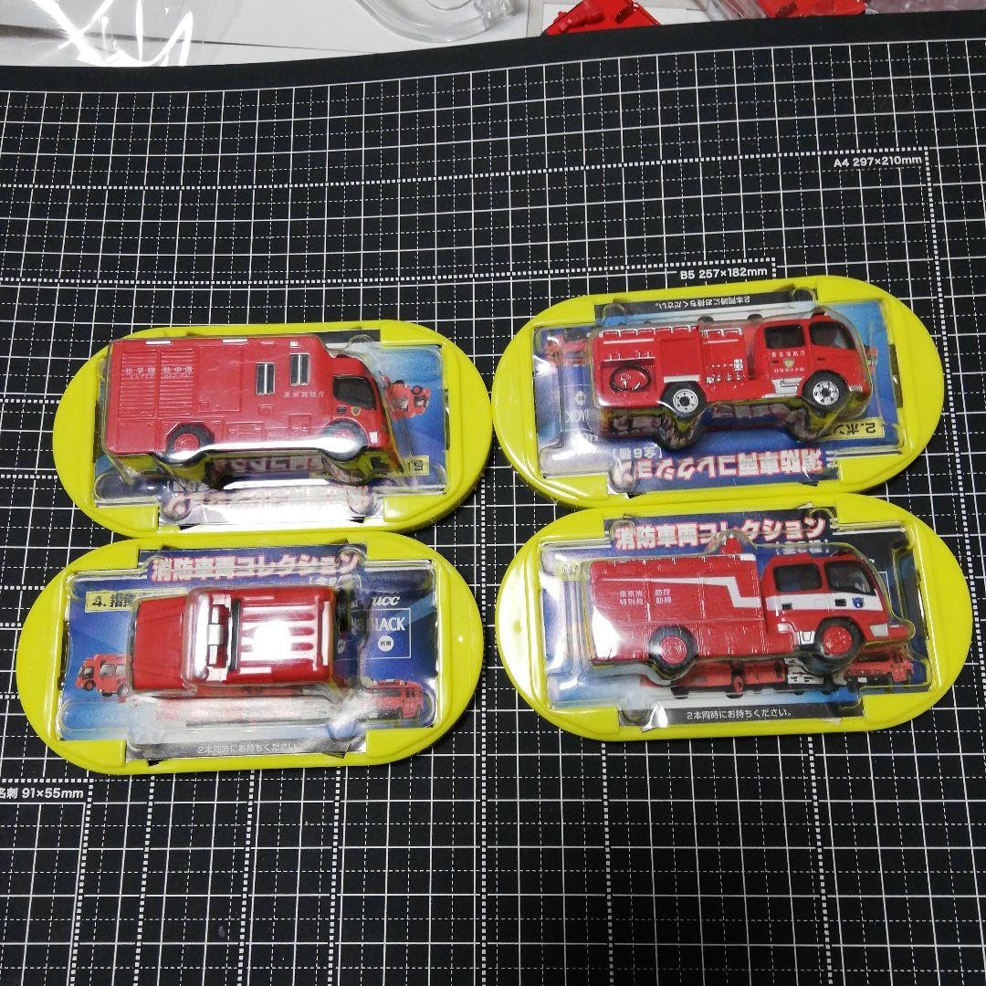 Amazon | ミニカー 消防車 UCC 消防車両コレクション | ミニカー・ダイ