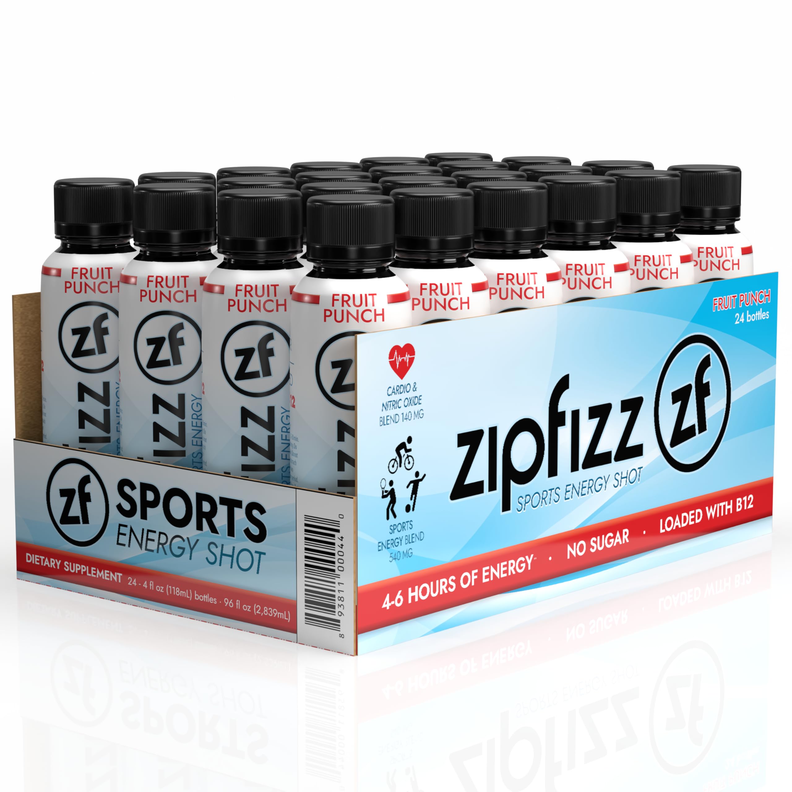 Amazon.com : Zipfizz Sport Energy Shot, Fruit Punch, 4oz