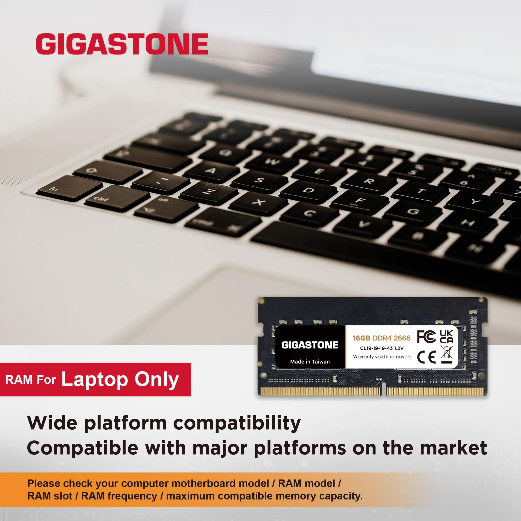 Amazon.co.jp: 【メモリ ノートパソコン専用 DDR4】GIGASTONE 16GBx2枚