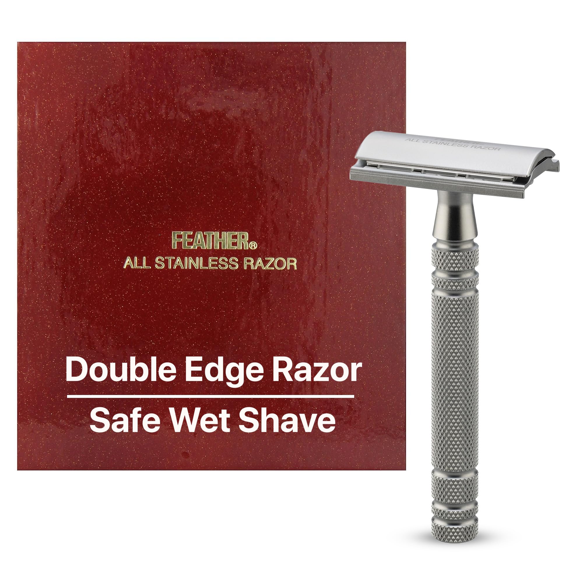 Amazon.com: Feather - All Stainless Steel Double Edge Safety Razor