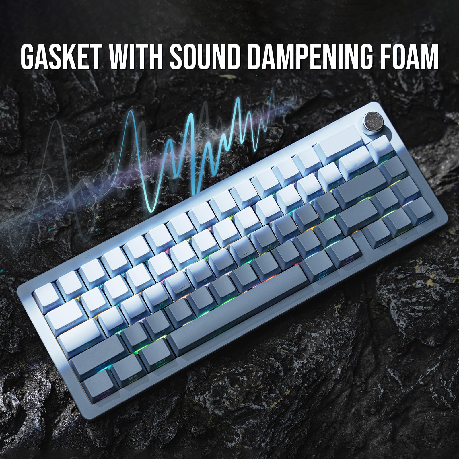 Amazon | 【2024新登場】EPOMAKER Tide65 QMK/VIAワイヤレスゲーミング