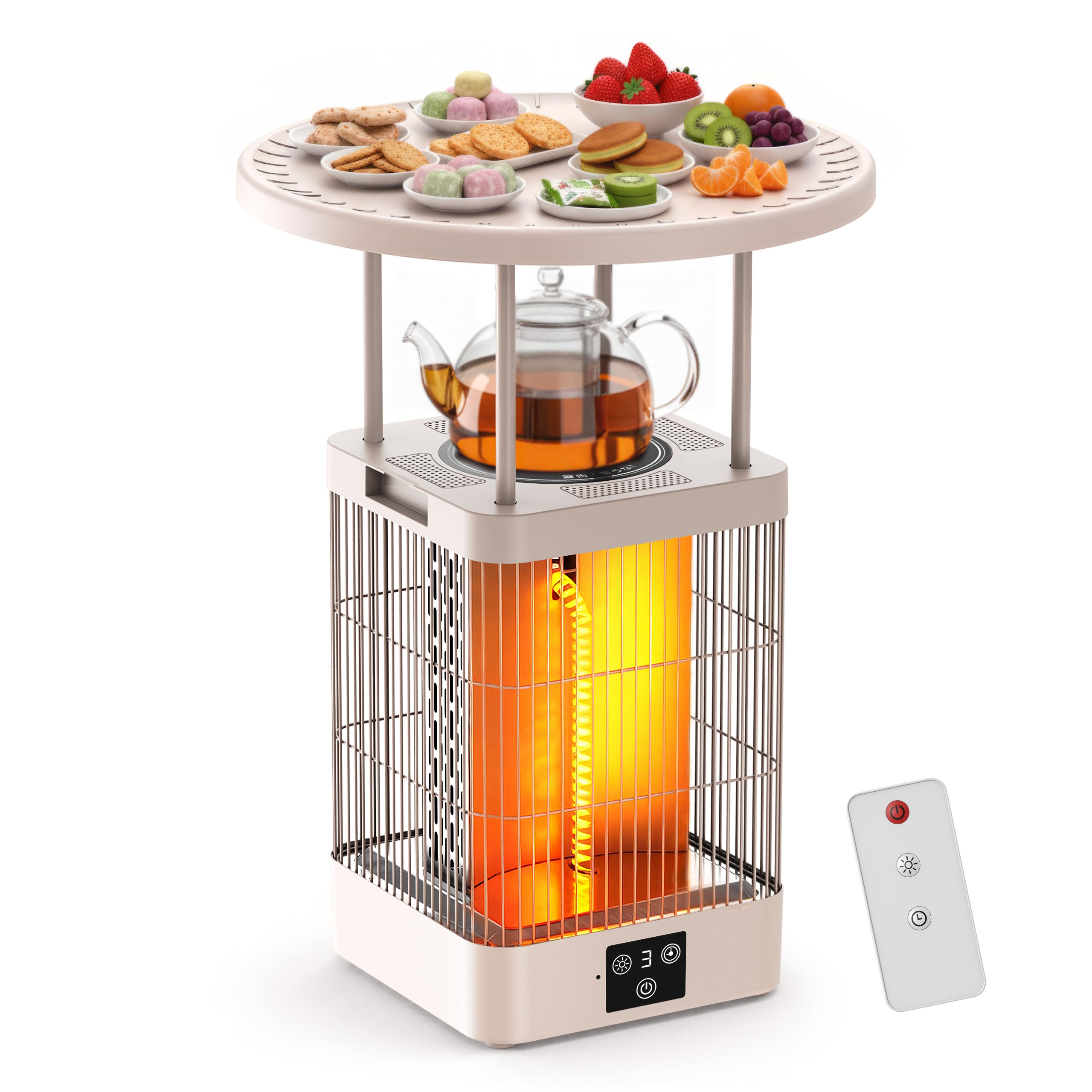 Amazon | カーボンヒーター 【2025年冬モデル・360°全方位速暖・3in1