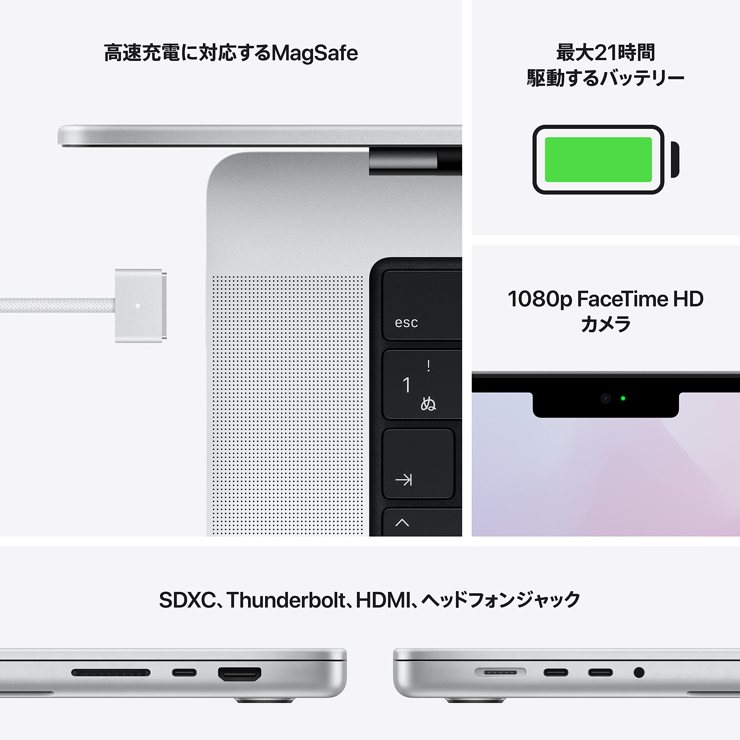 Amazon.co.jp: 【整備済み品】 Apple MacBook Pro 2021 (16インチ,32GB