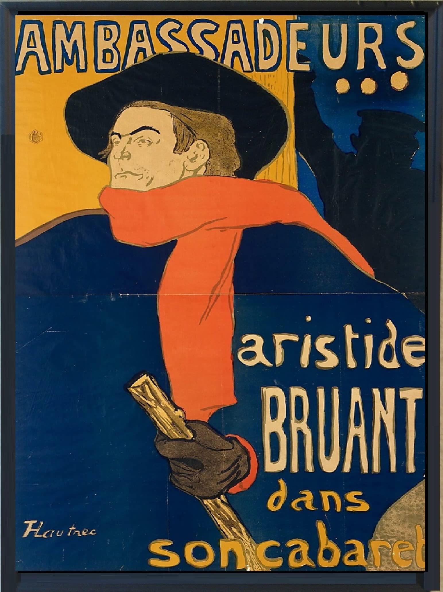 Amazon.co.jp: Genius Collections ロートレック ポスター 額付き