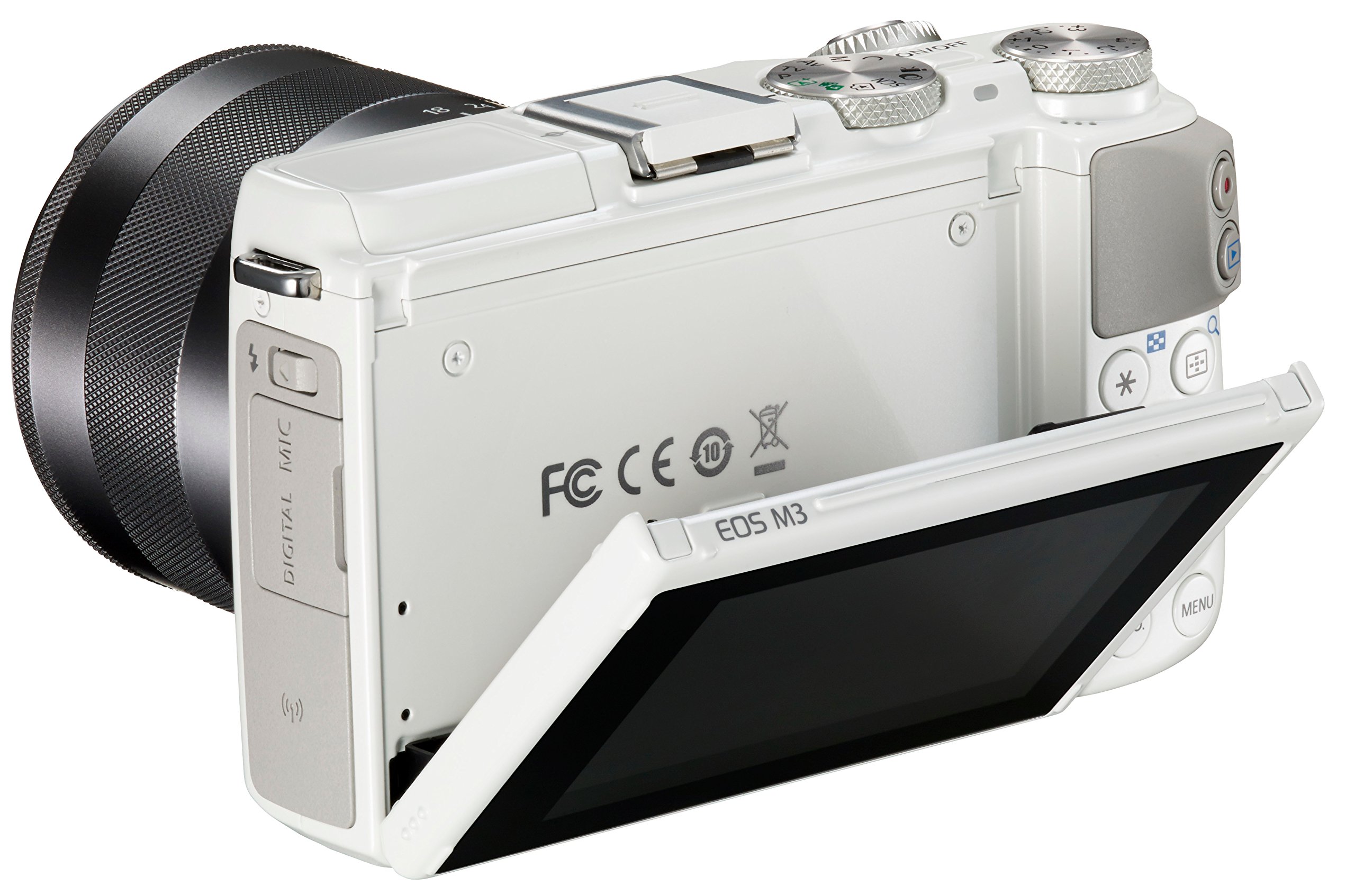 Amazon | Canon ミラーレス一眼カメラ EOS M3 レンズキット(ホワイト