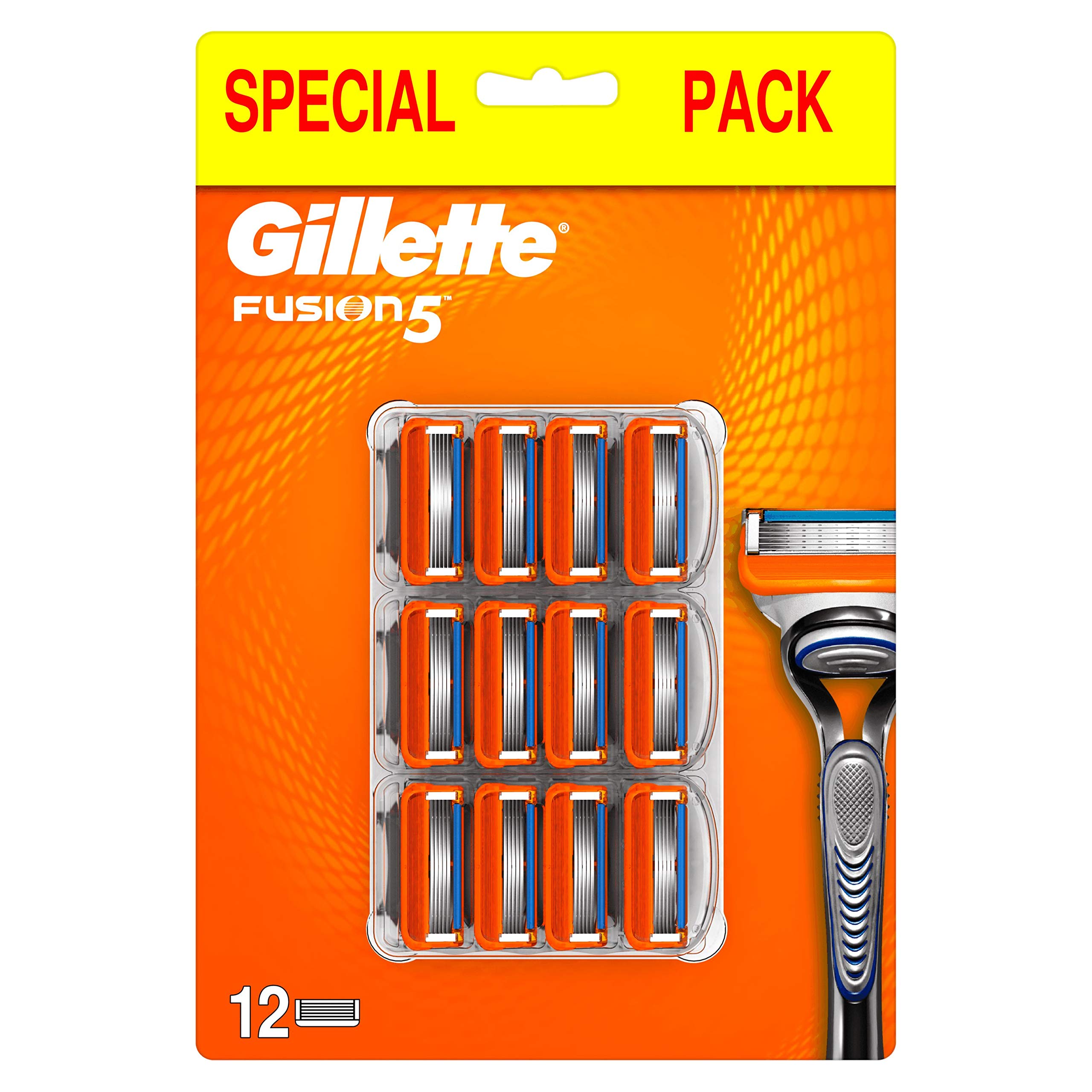 Amazon.com: Gilette Fusion5 Razor 12 Blades for Men : Beauty