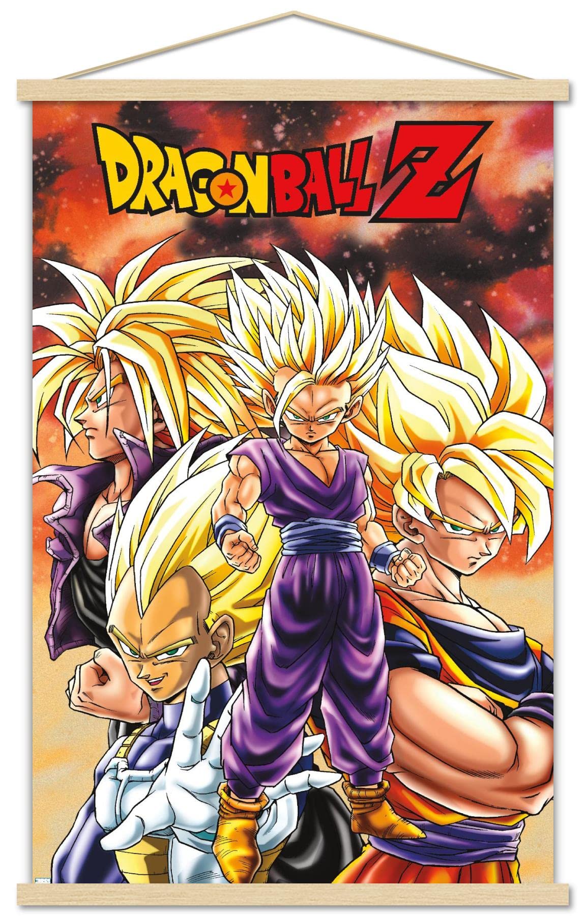 Amazon.com: Dragon Ball Z - Saiyans Wall Poster with Magnetic