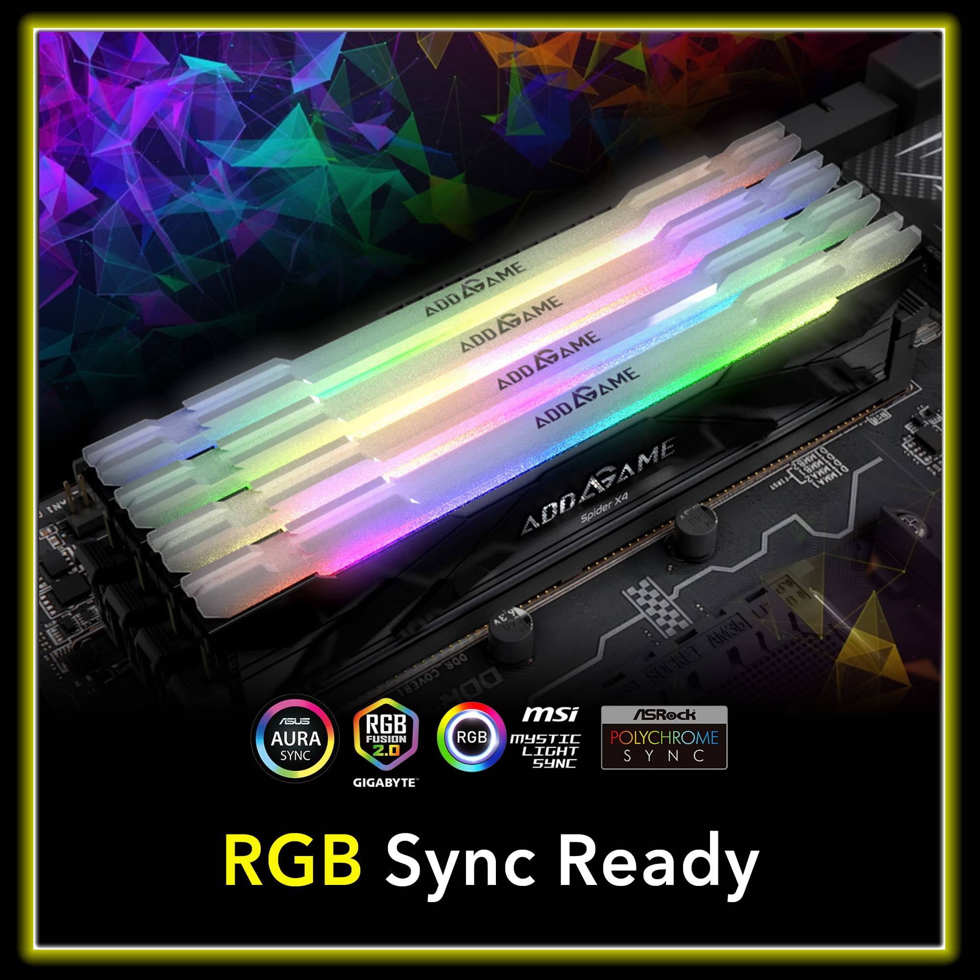 addlink AddGame Spider X4 RGB 32GB (16GBx2) Gaming DDR4 3200MHz