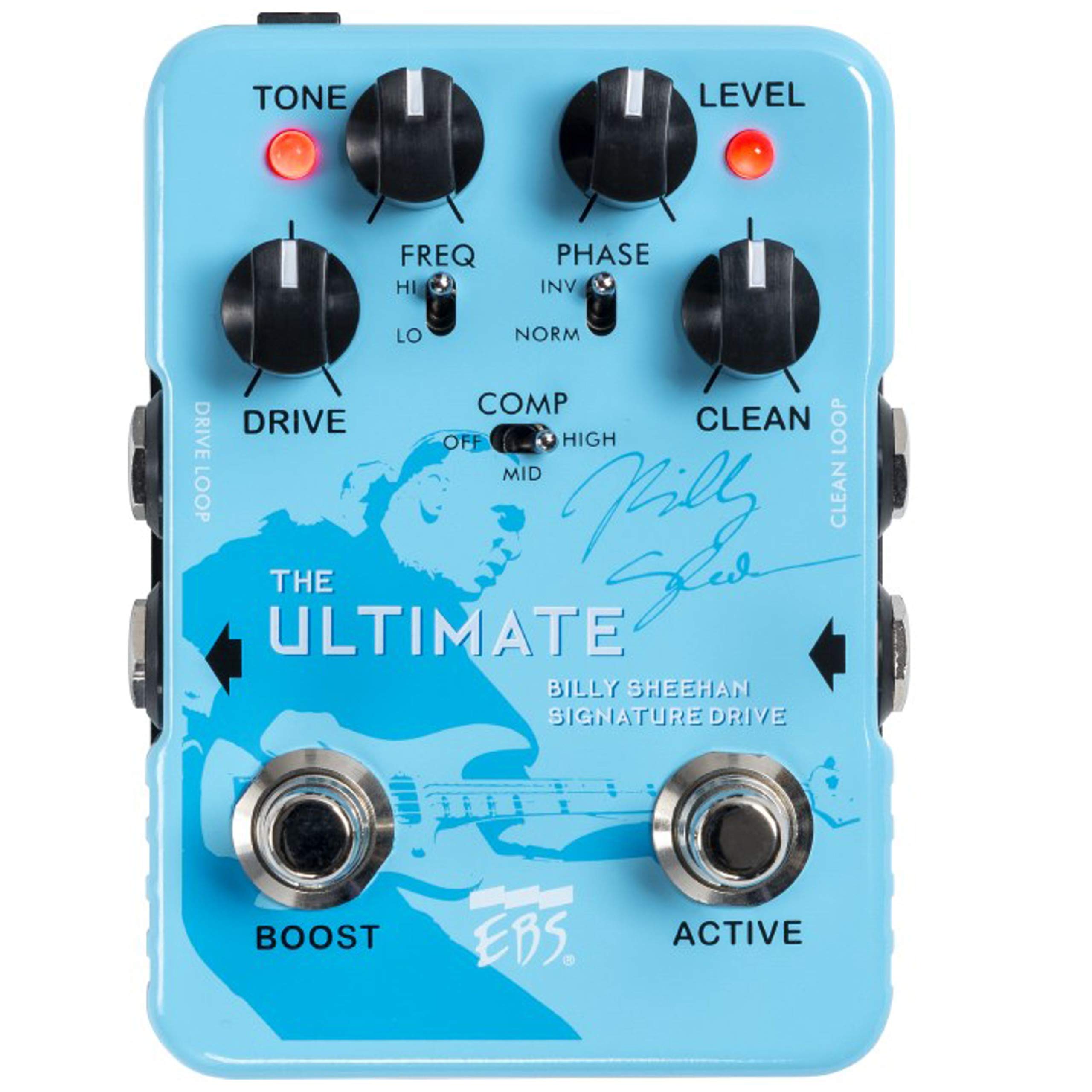 Amazon.com: EBS Billy Sheehan Ultimate Signature Drive Pedal