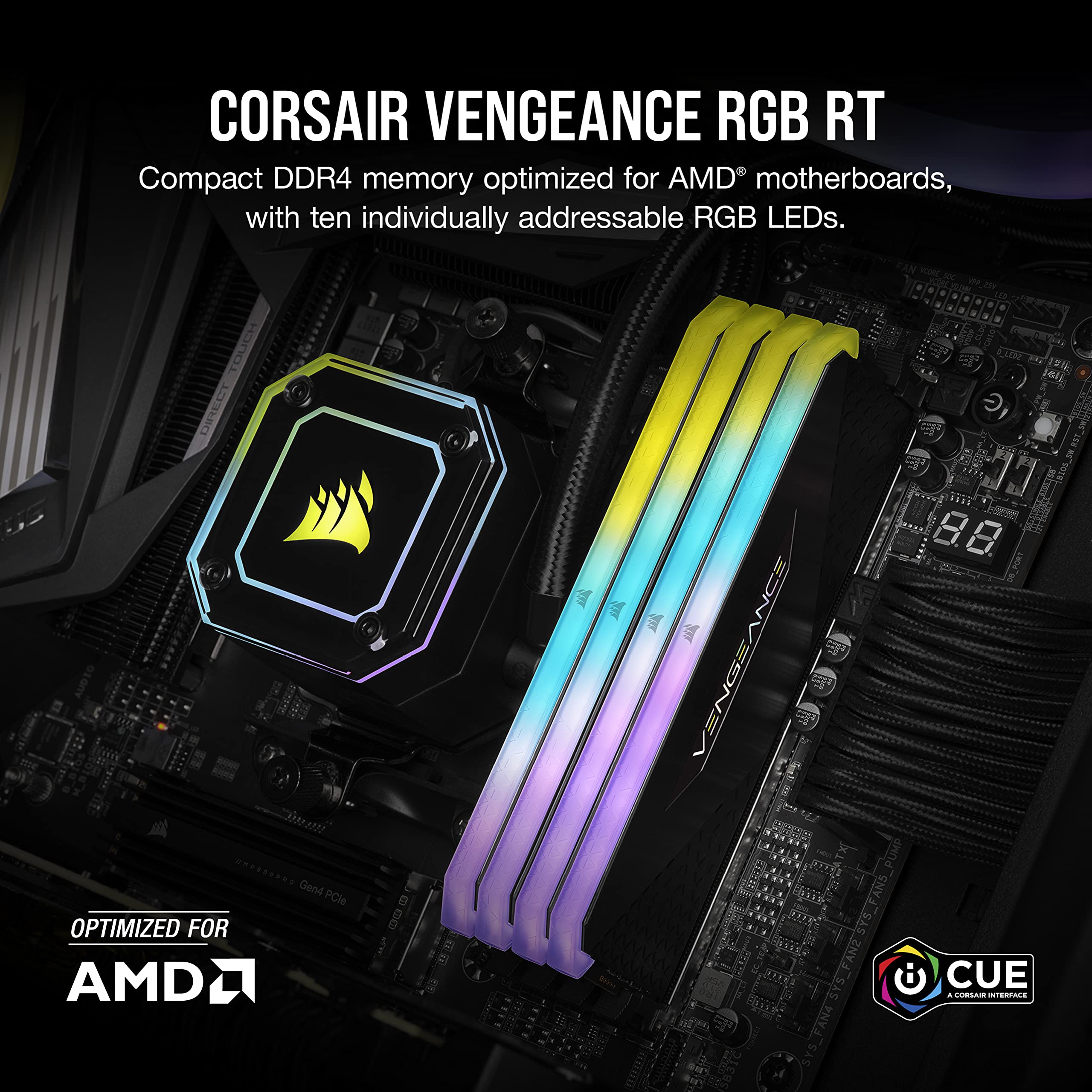 Amazon | CORSAIR DDR4-32GB 3600MHz CL16 デスクトップPC用メモリ
