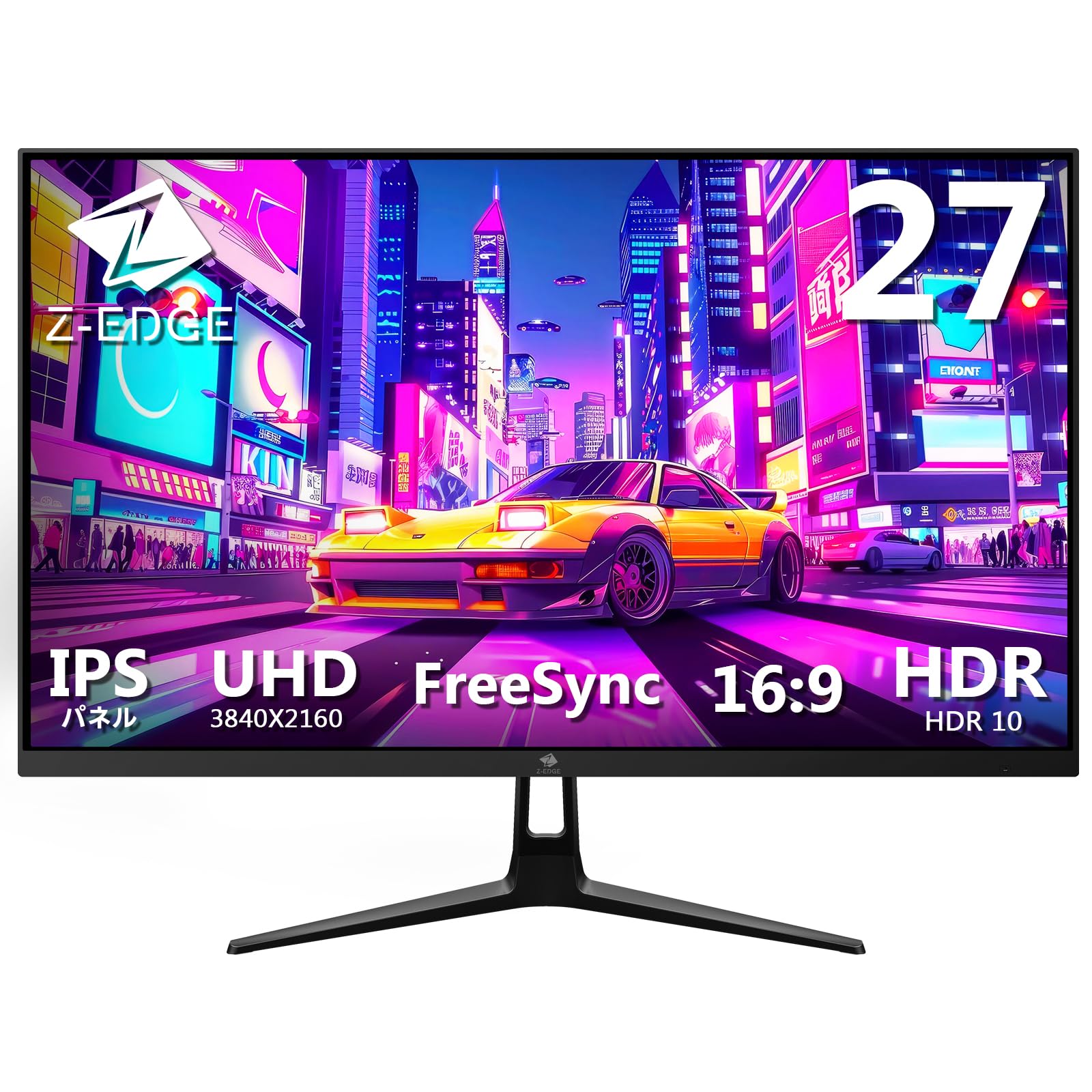 Amazon.co.jp: Z Z-Edge(ゼロエッジ) 4Kモニター 27型 ゲーミング