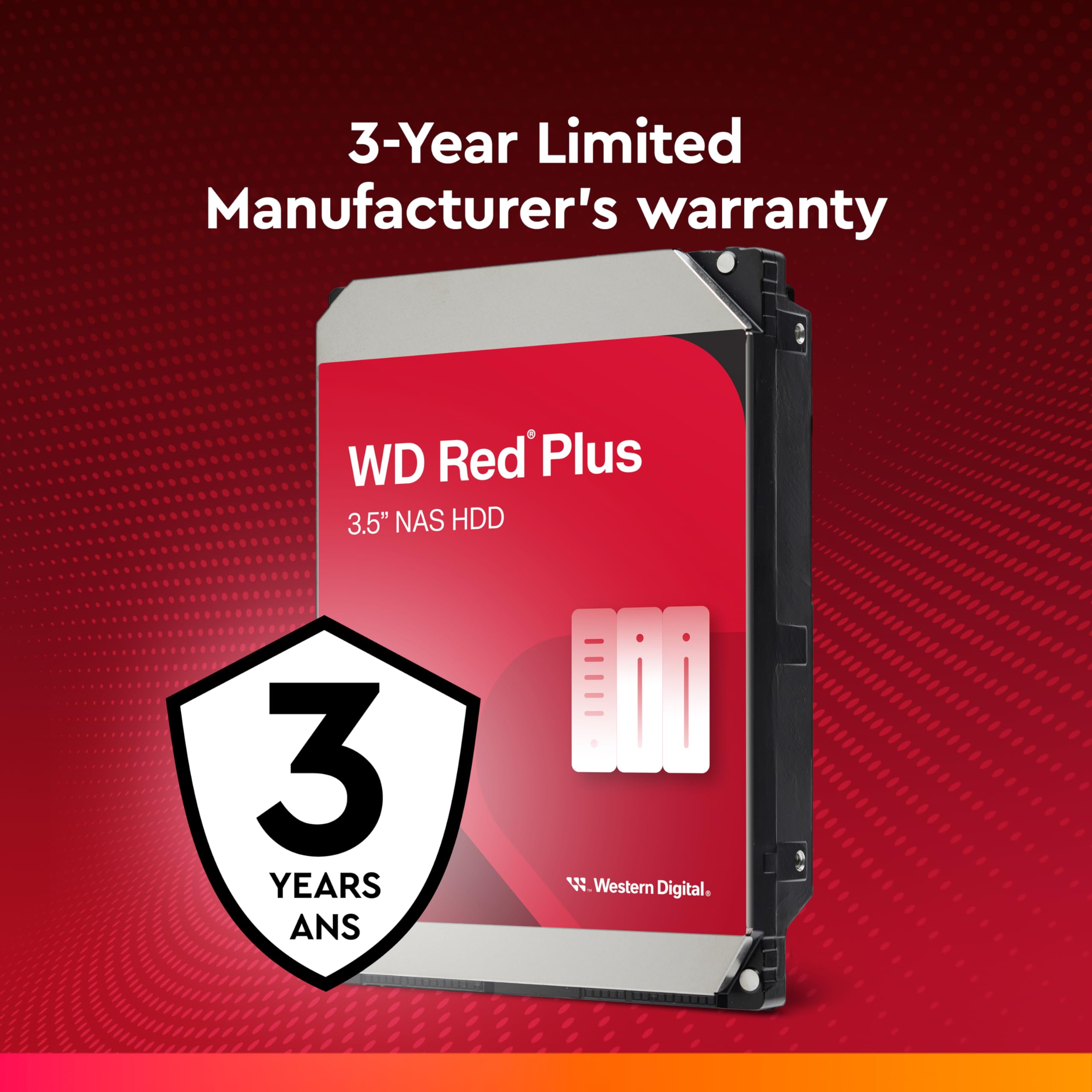 Amazon.com: Western Digital 6TB WD Red Plus NAS Internal Hard