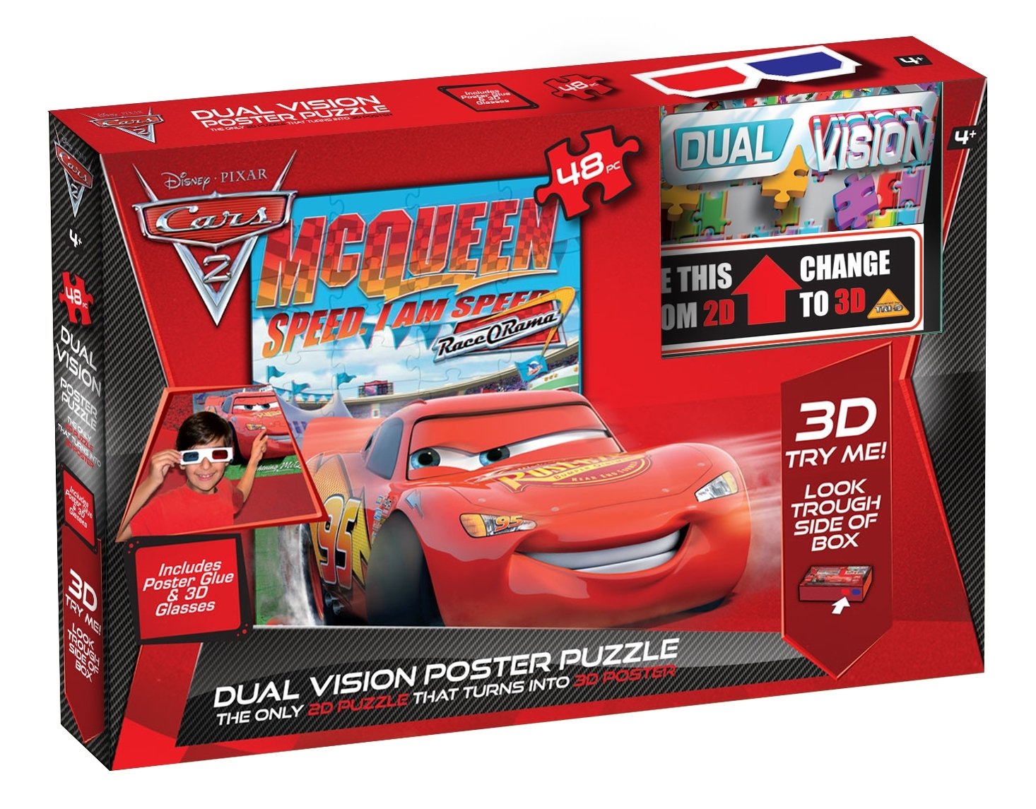 Amazon.co.jp: ディズニー 3Dマジックジグソーパズル デュアルビジョン