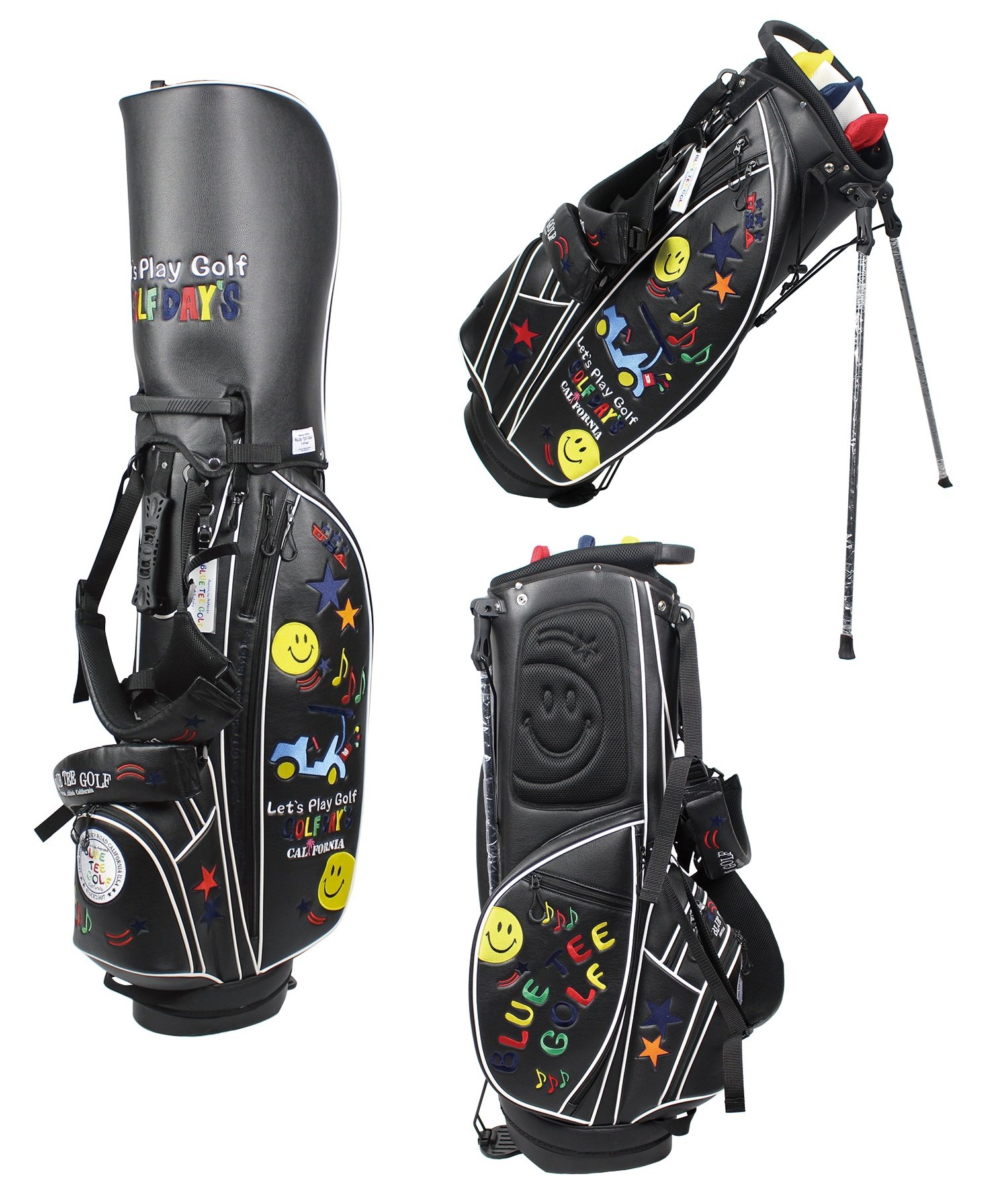 Amazon | BLUE TEE GOLF California 【スマイル & カート】 スタンド