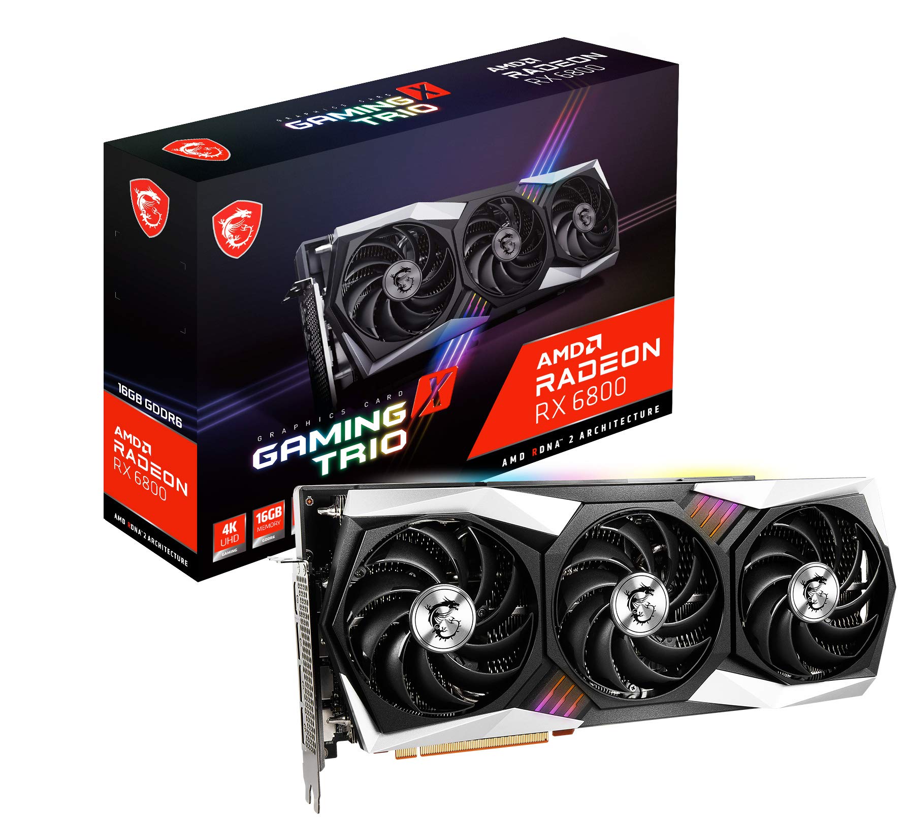Amazon | MSI Radeon RX 6800 GAMING X TRIO 16G グラフィックスボード