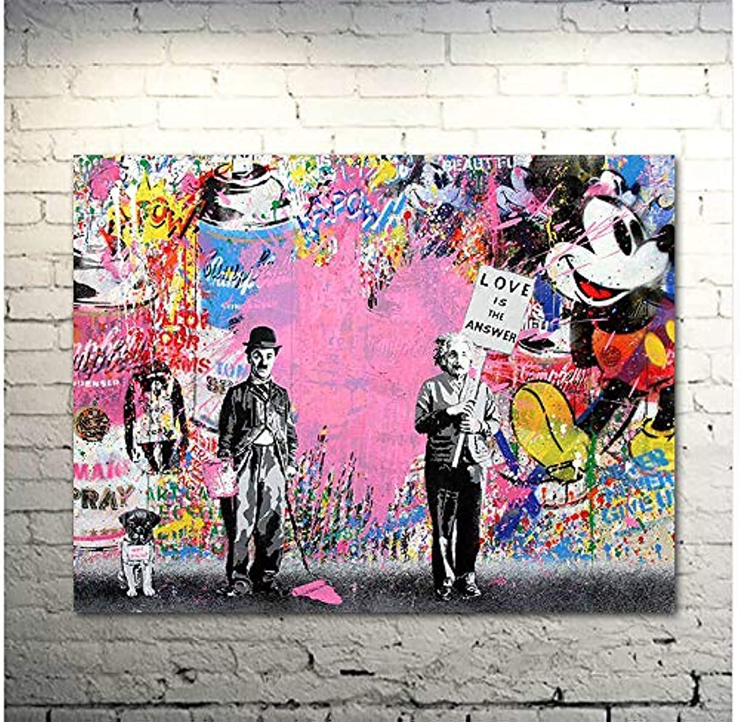 Amazon.co.jp: Faicai Art バンクシー グラフィティ ストリートアート