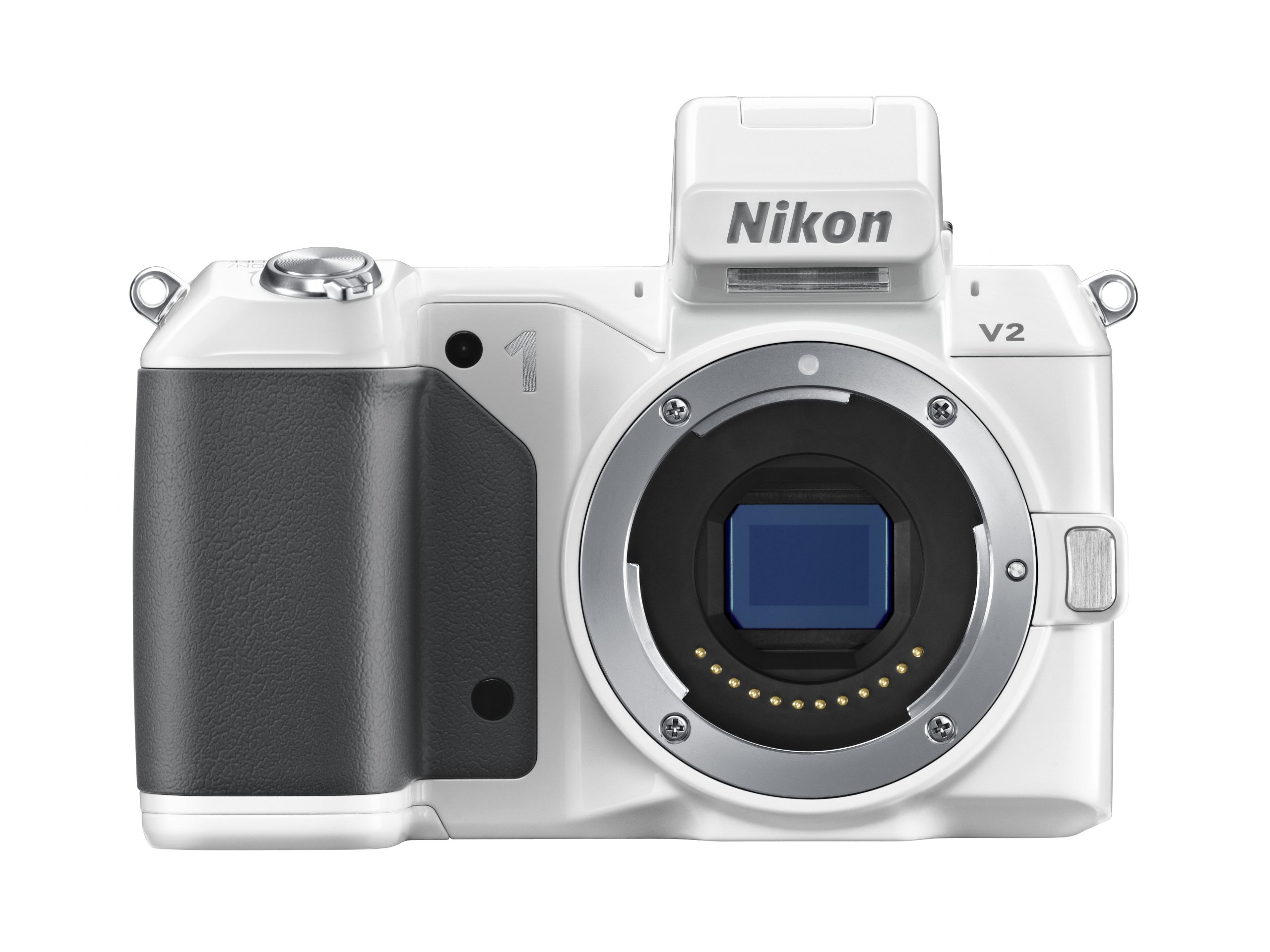 Amazon | Nikon ミラーレス一眼 Nikon 1 V2 ボディー ホワイト N1V2WH
