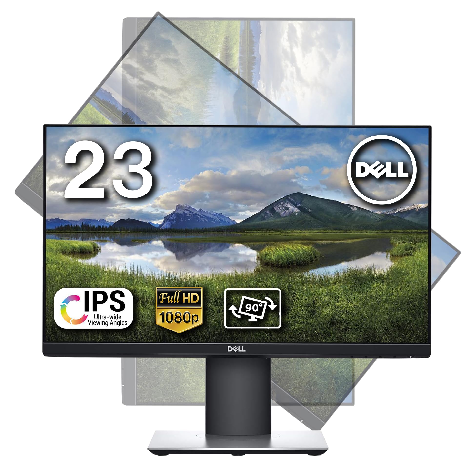 Amazon.co.jp: 【整備済み品】 Dell 23インチ 狭額縁液晶 P2319H/超広