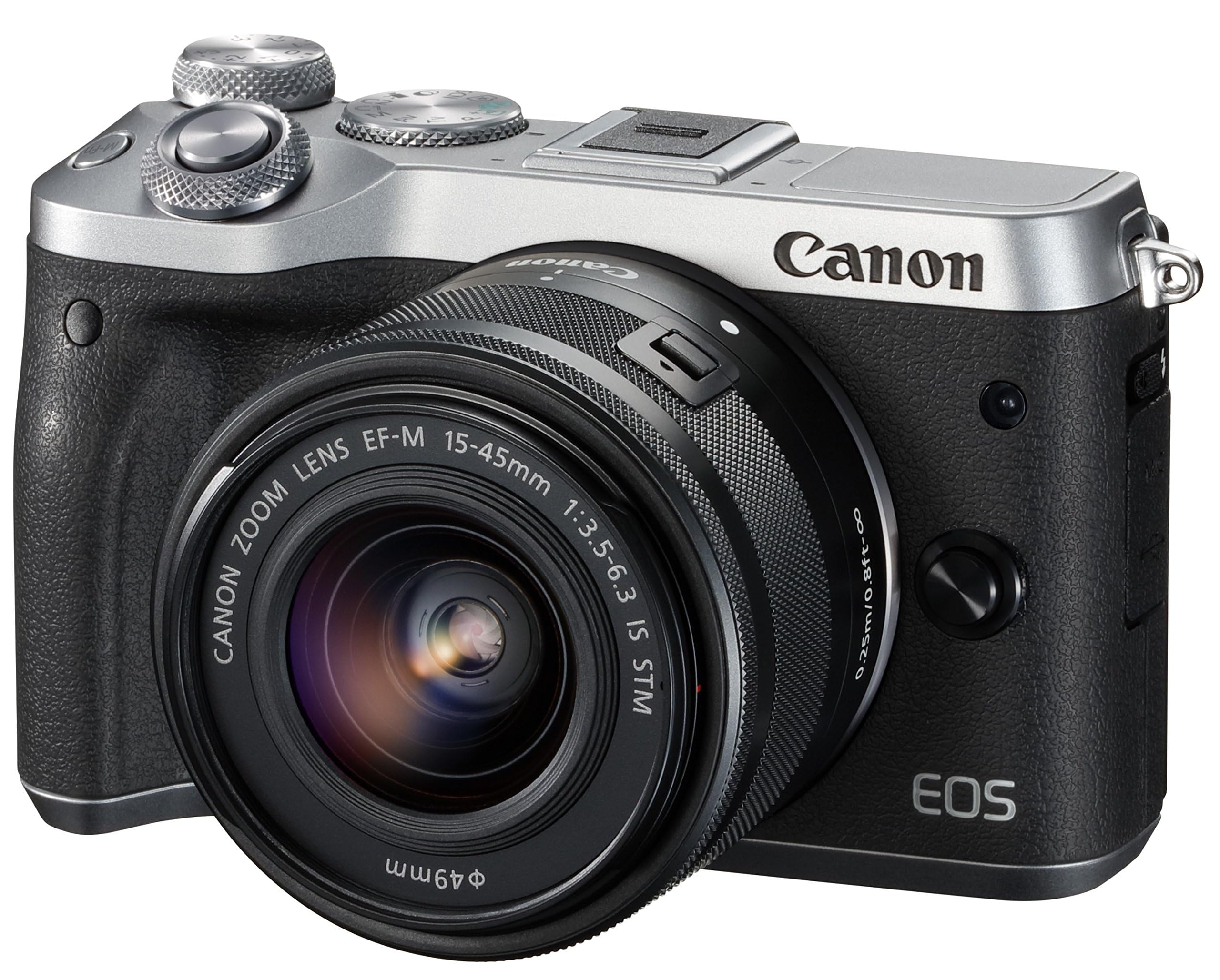 Amazon | Canon ミラーレス一眼カメラ EOS M6 レンズキット(シルバー